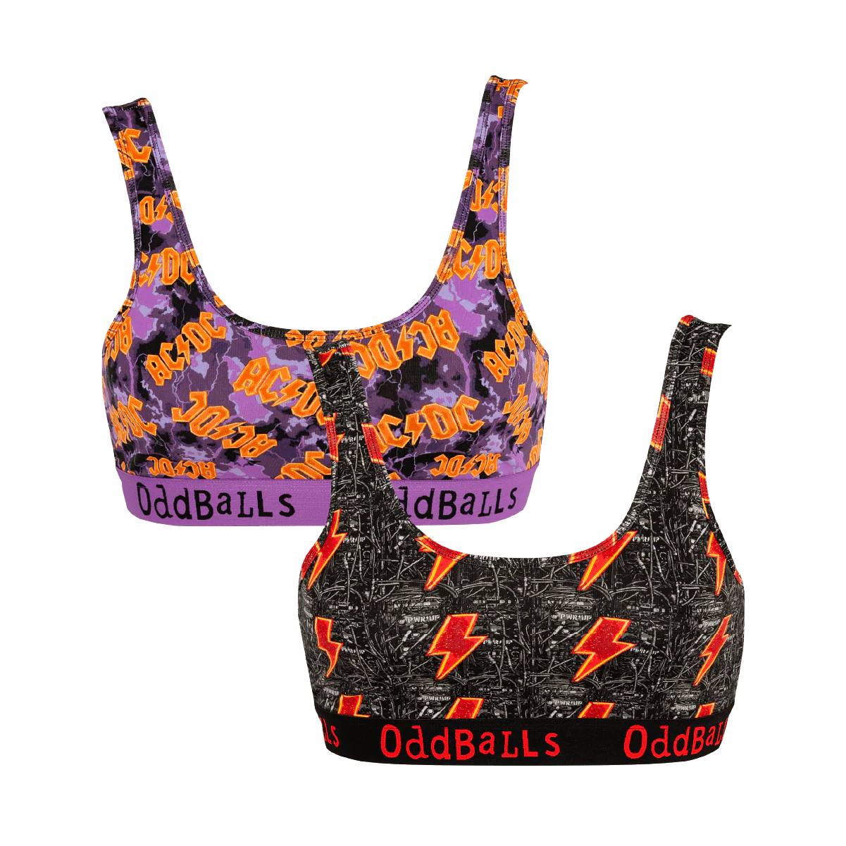 AC/DC Bundle - Ladies Bralette 2 Pack Bundle
