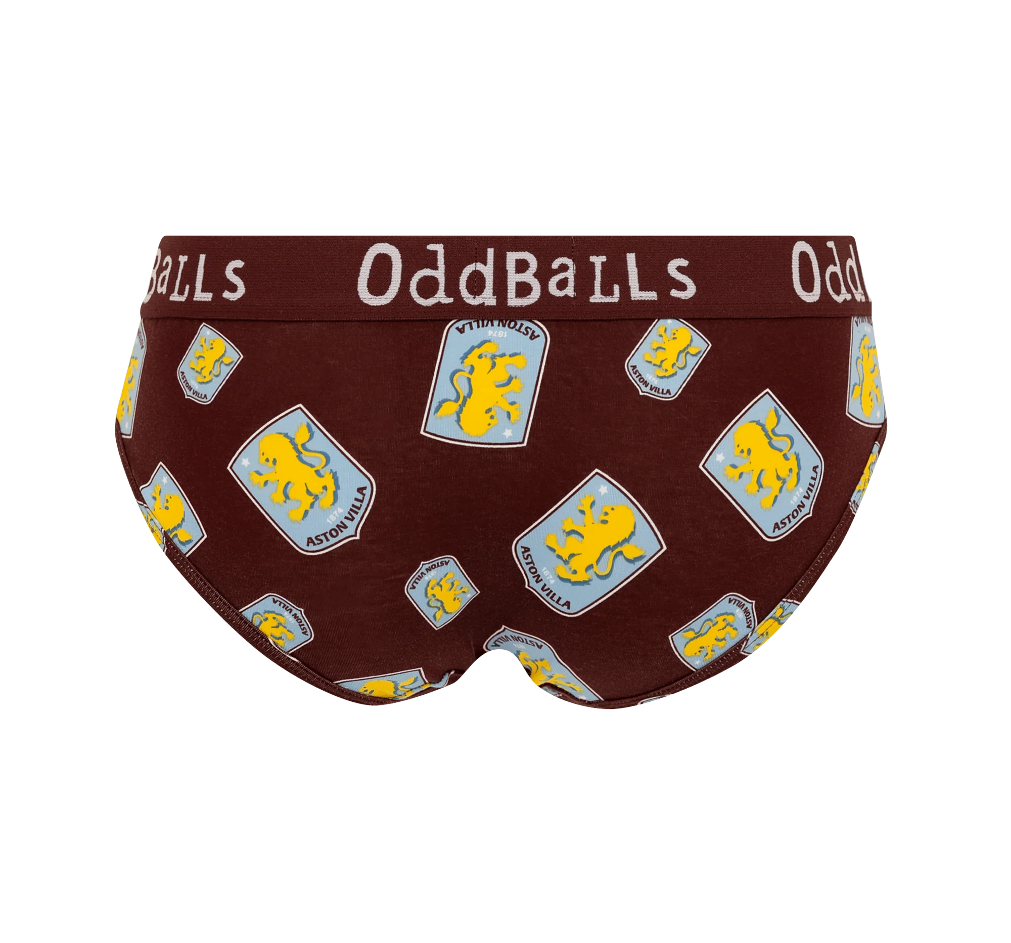 Aston Villa Claret Briefs - Ladies Briefs - Image 2