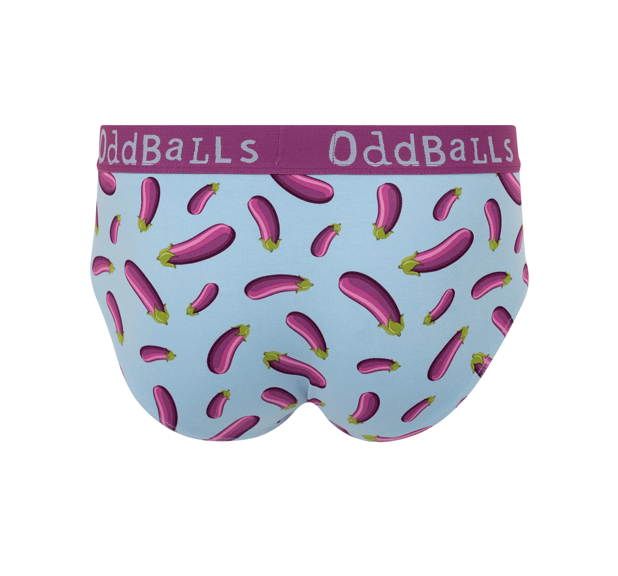 Aubergine - emoji® - Mens Briefs - Image 2