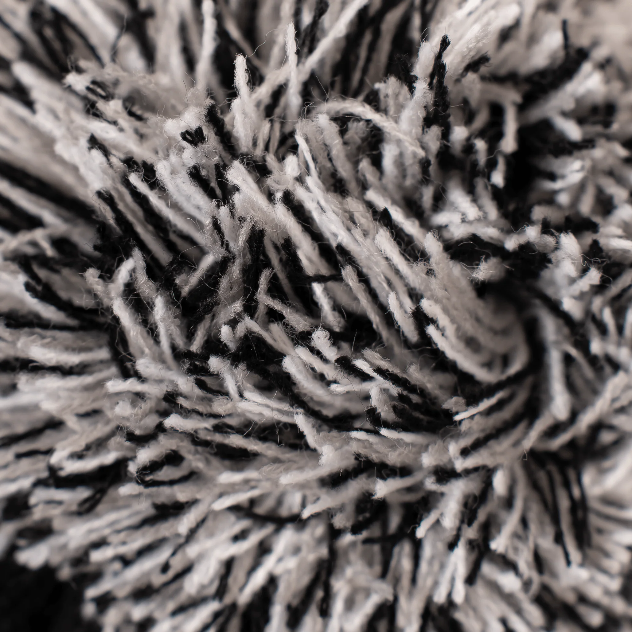 Black | Grey | White - Bobble Hat - Image 3