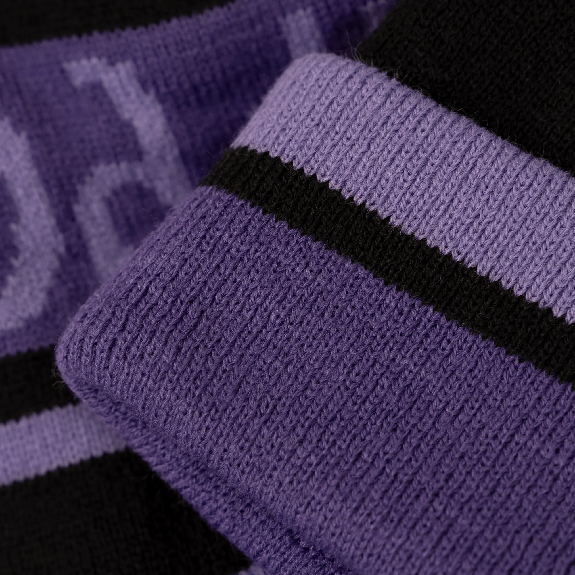 Black | Purple  |Lilac - Bobble Hat - Image 2