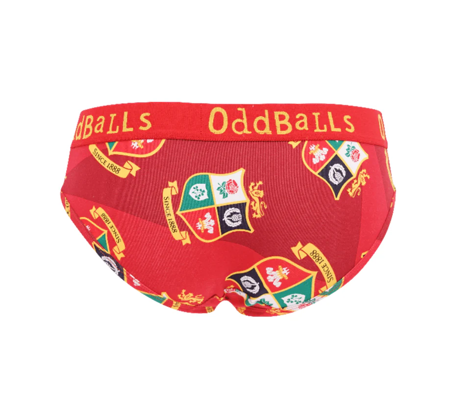 British & Irish Lions - Red - Ladies Briefs - Image 2