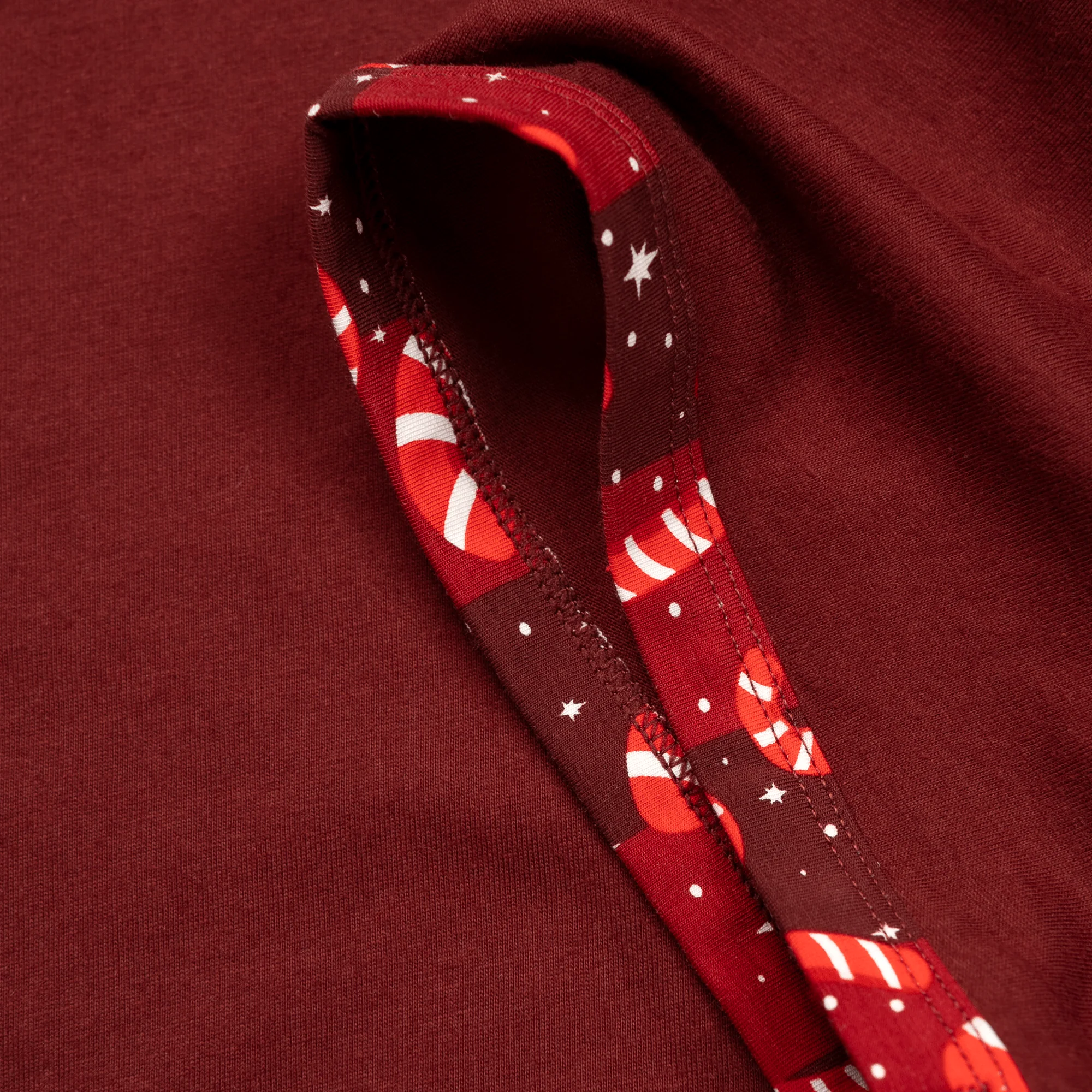 Candy Canes - Kids Long Pyjamas Set (T-Shirt & Trousers) - Image 5