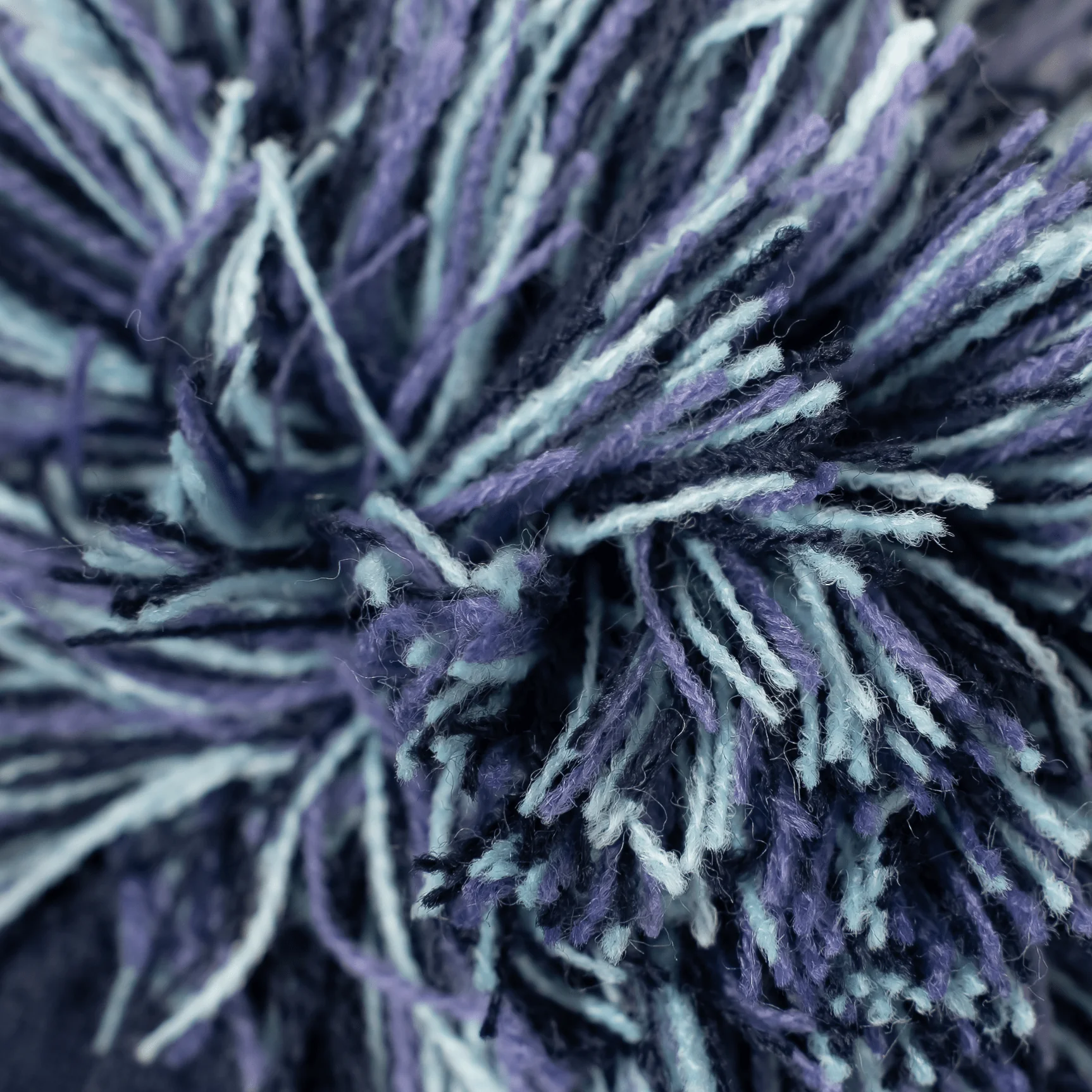 Charcoal | Mint | Purple - Bobble Hat - Image 3