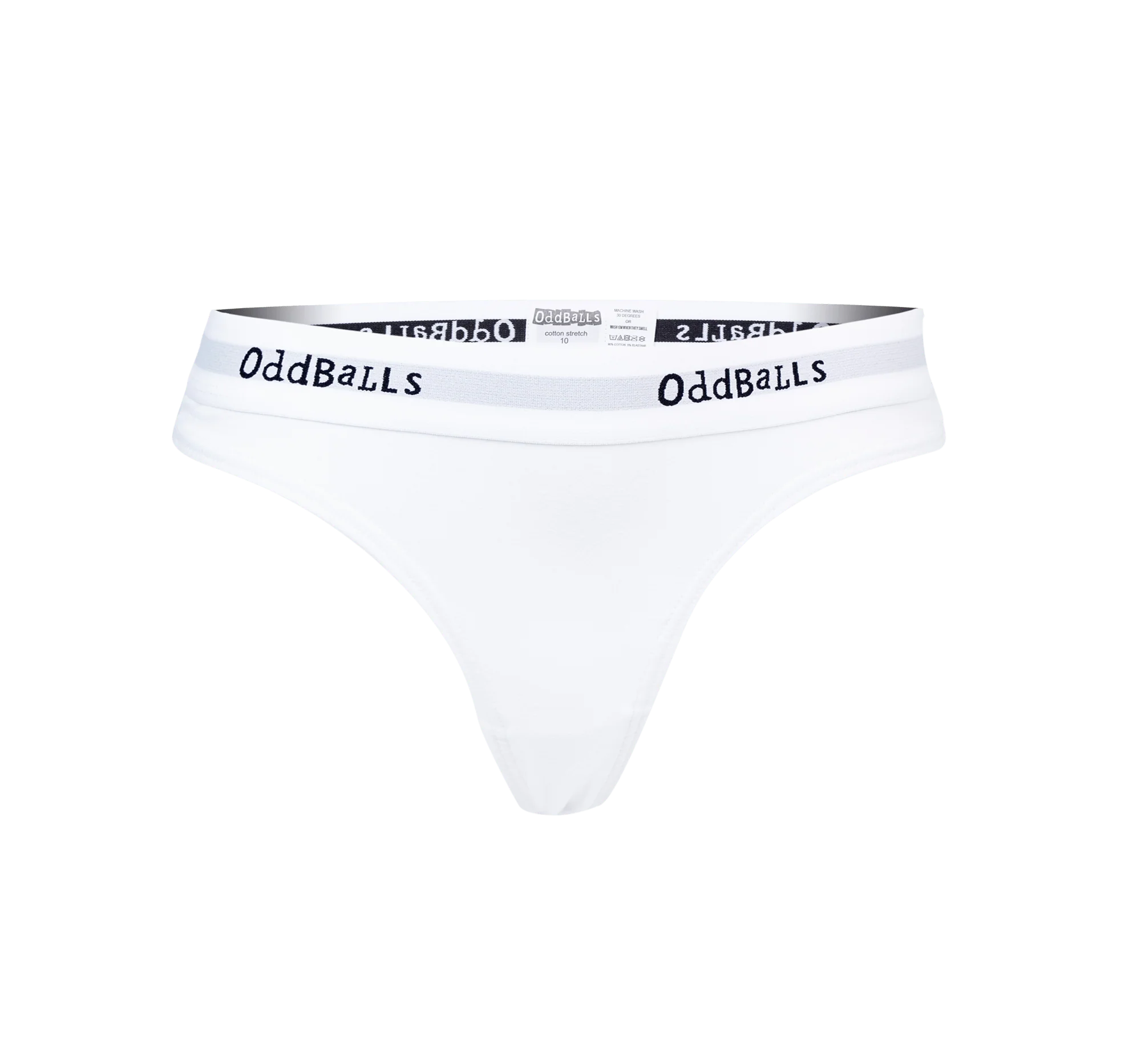 Classic White - Ladies Thong - Image 2