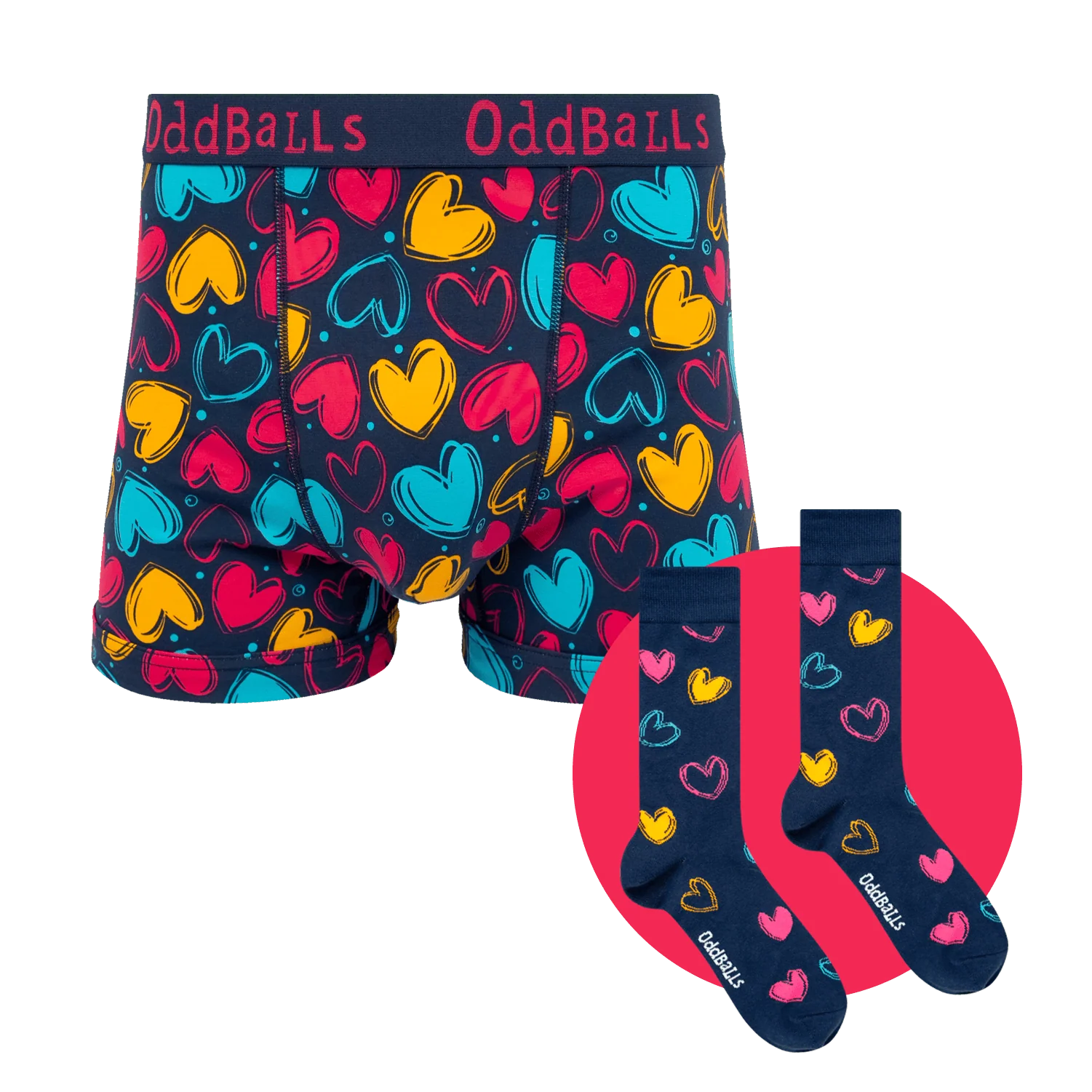 Cupid Bundle - Mens Boxer Shorts & Sock