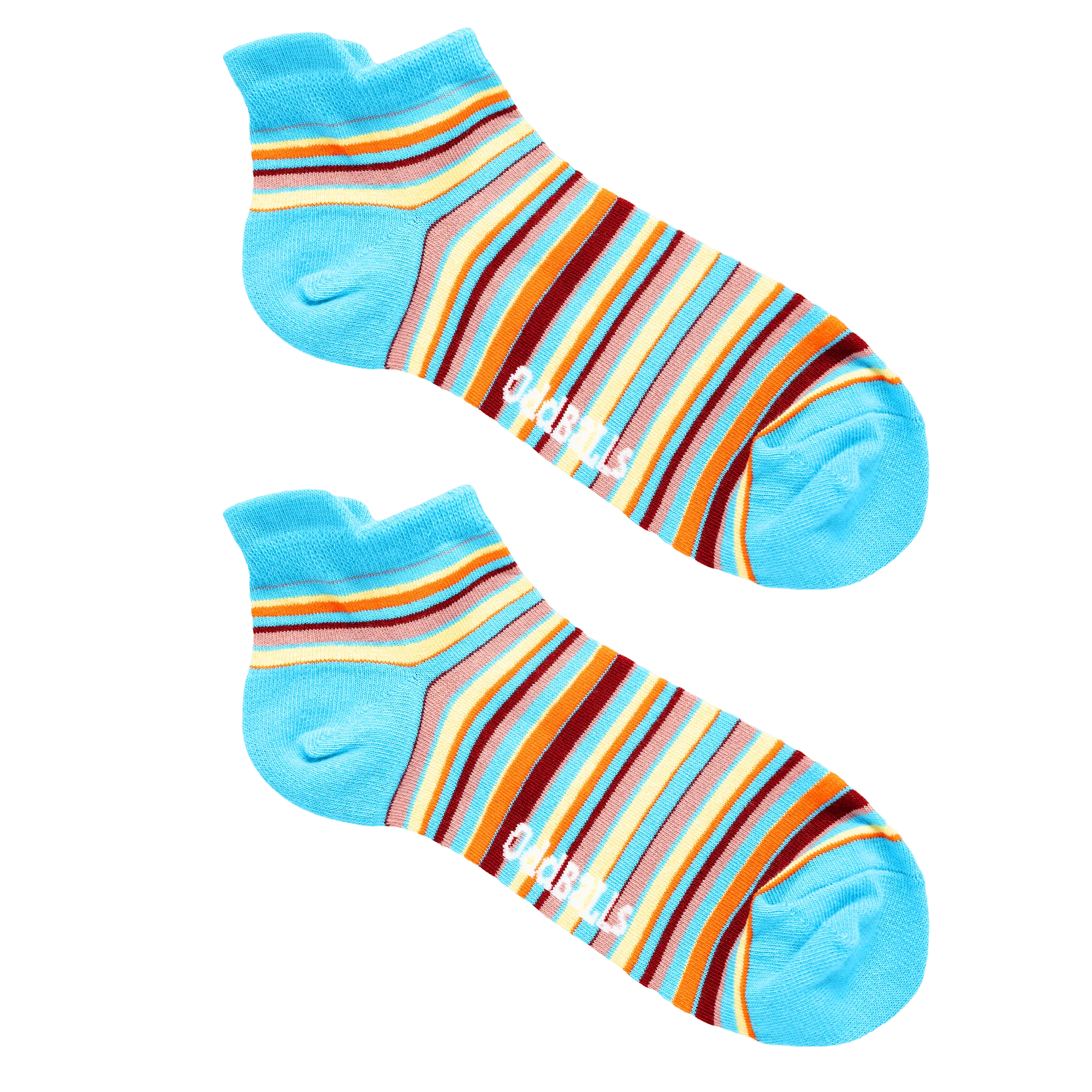 Cyan Lines - Ankle Socks