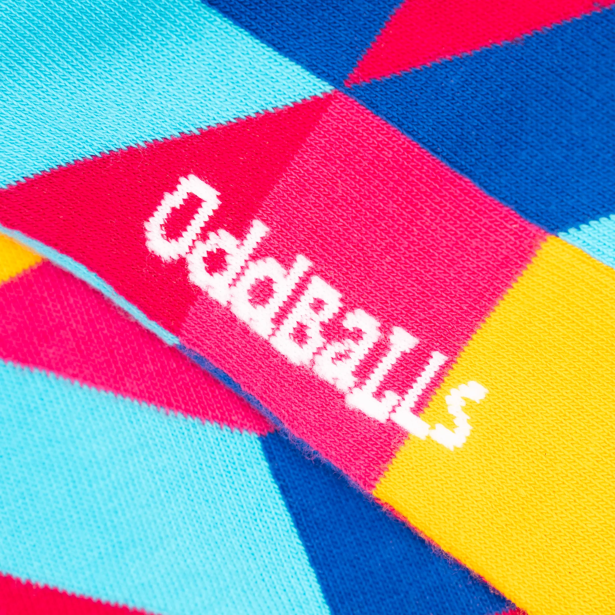Cyan Tetris - Crew Socks - Image 2