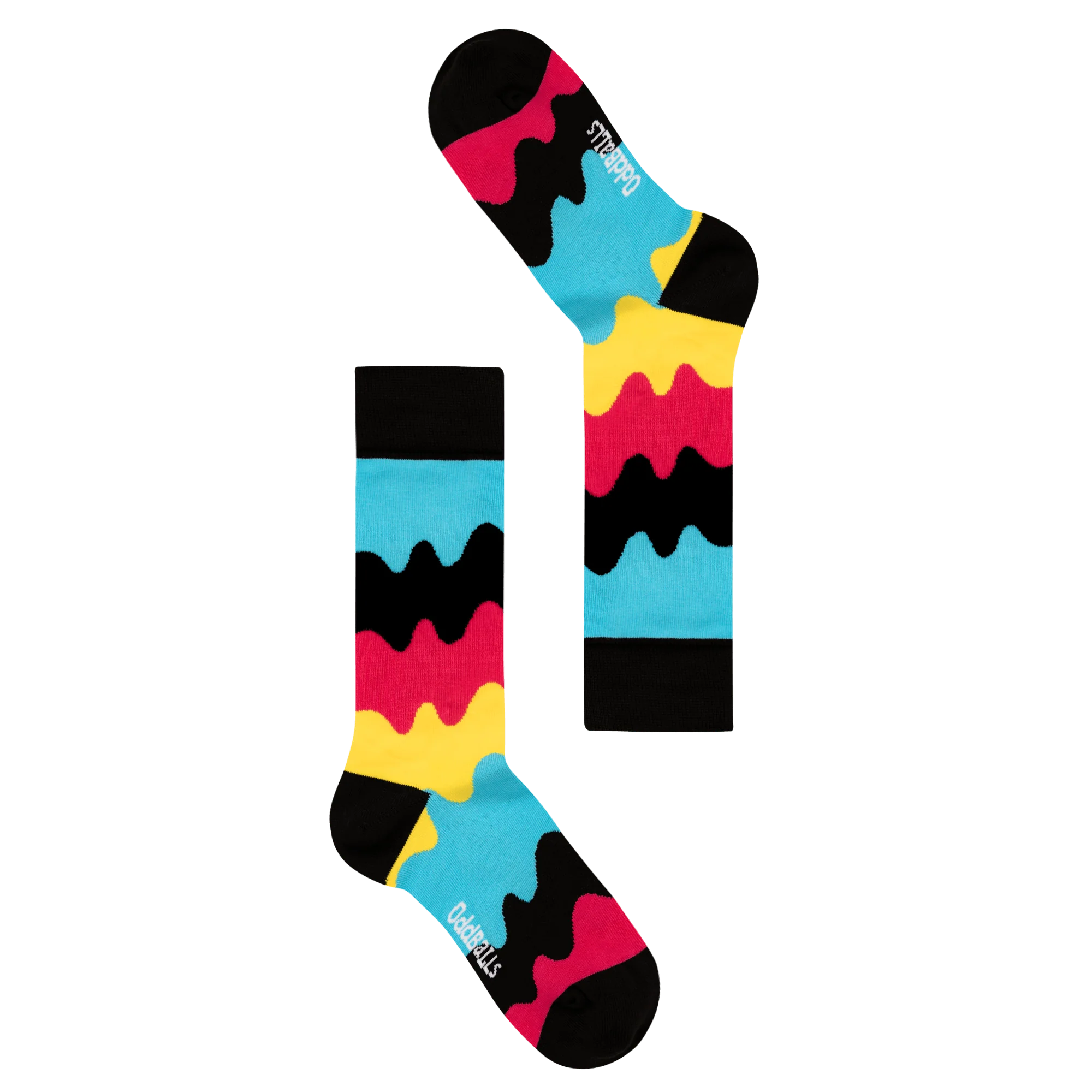 Cyan Waves - Socks