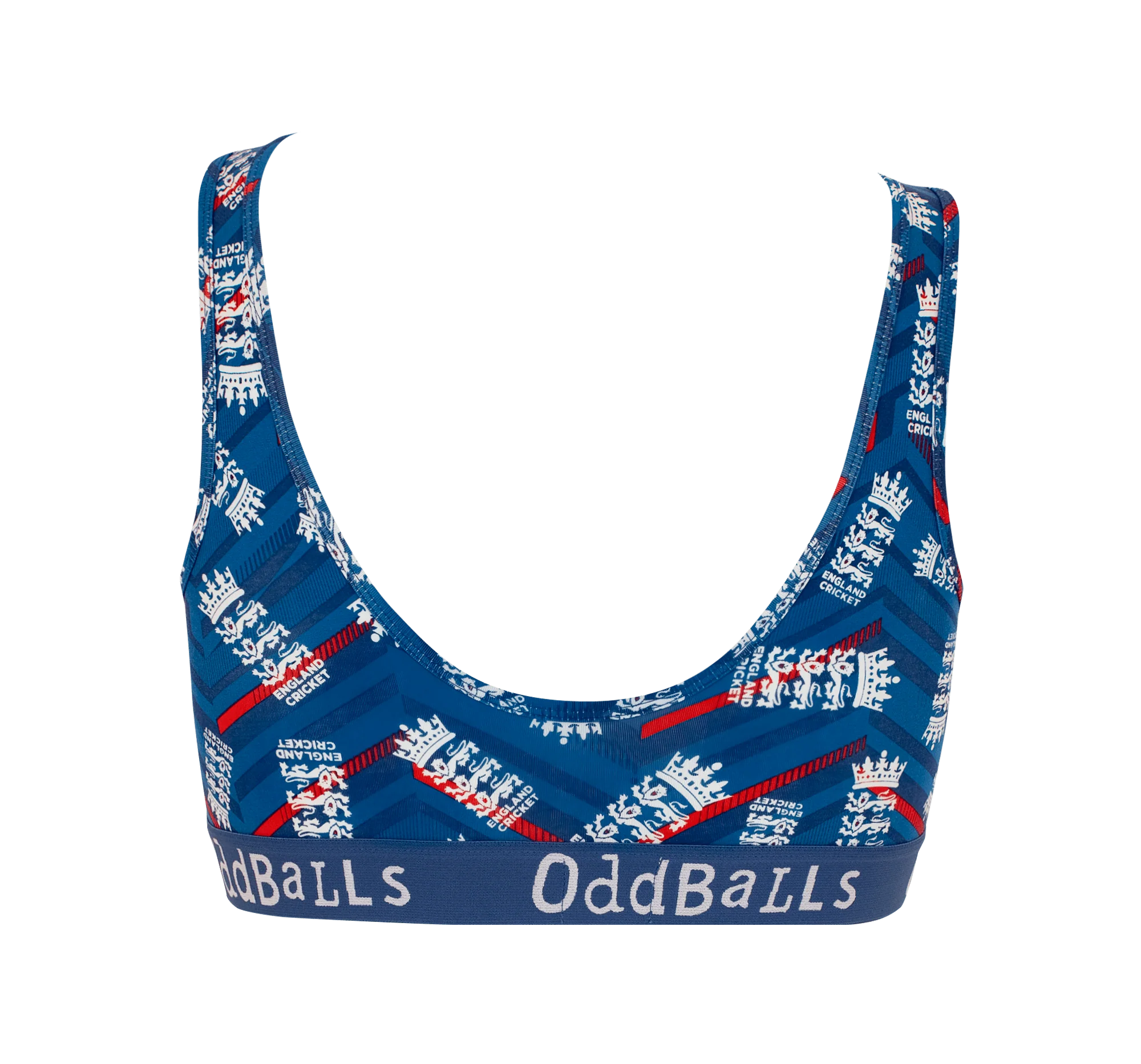 England Cricket ODI Inspired - Ladies Bralette - Image 2
