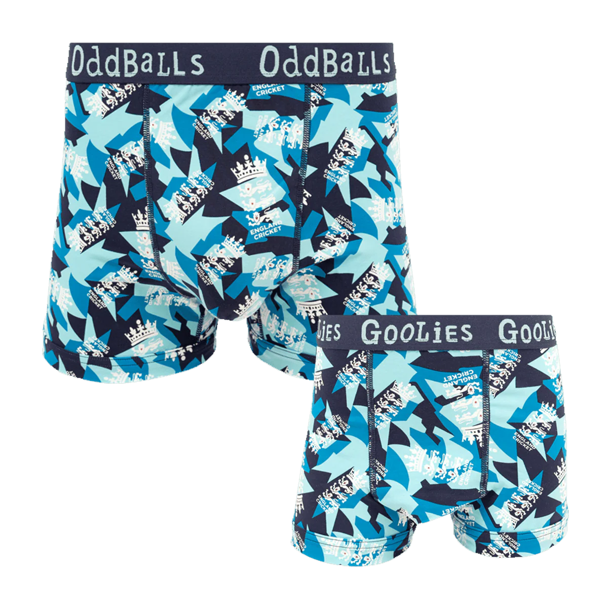 England Cricket Camo - Dad & Lad Boxer Shorts Bundle