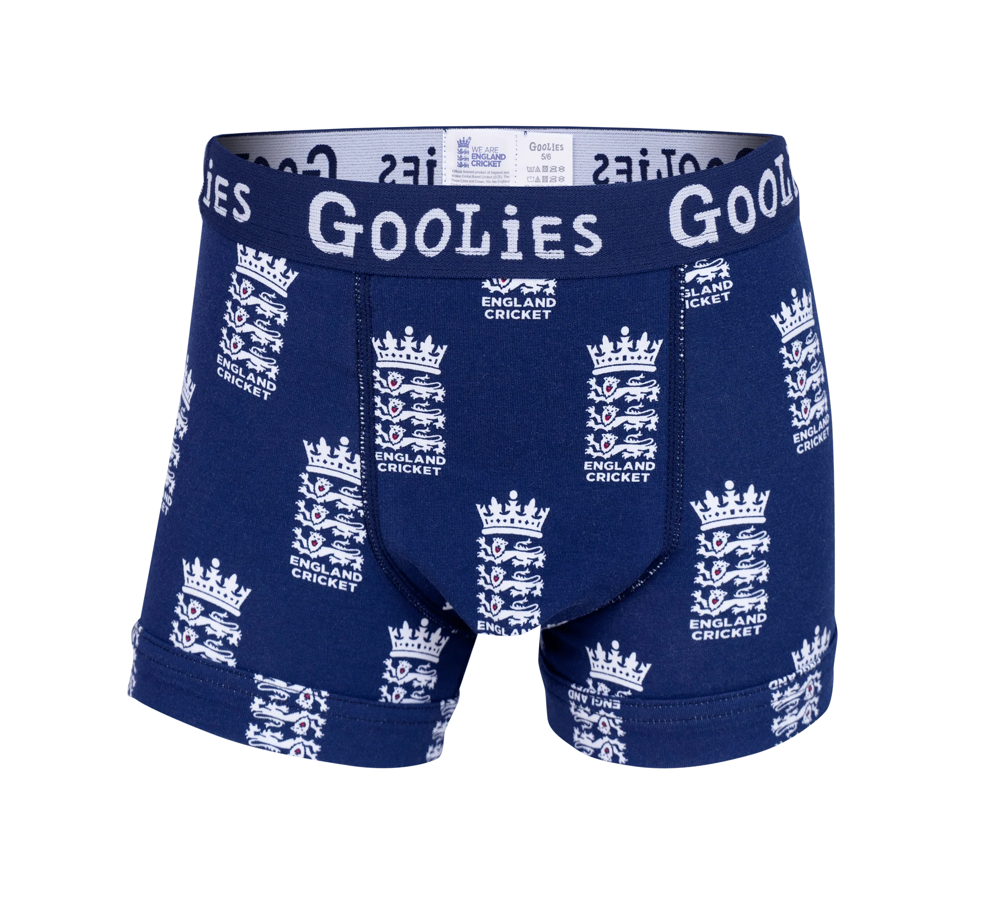 England Cricket BLUE - Kids Boxer Shorts - Goolies - Image 2