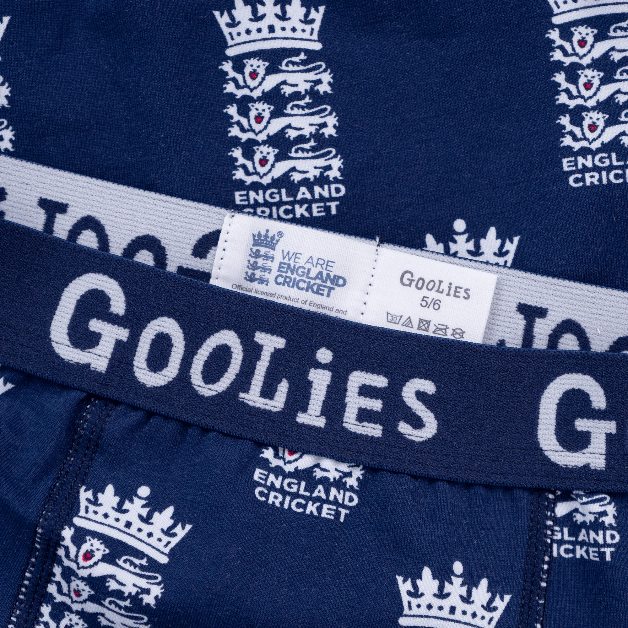 England Cricket BLUE - Kids Boxer Shorts - Goolies - Image 3