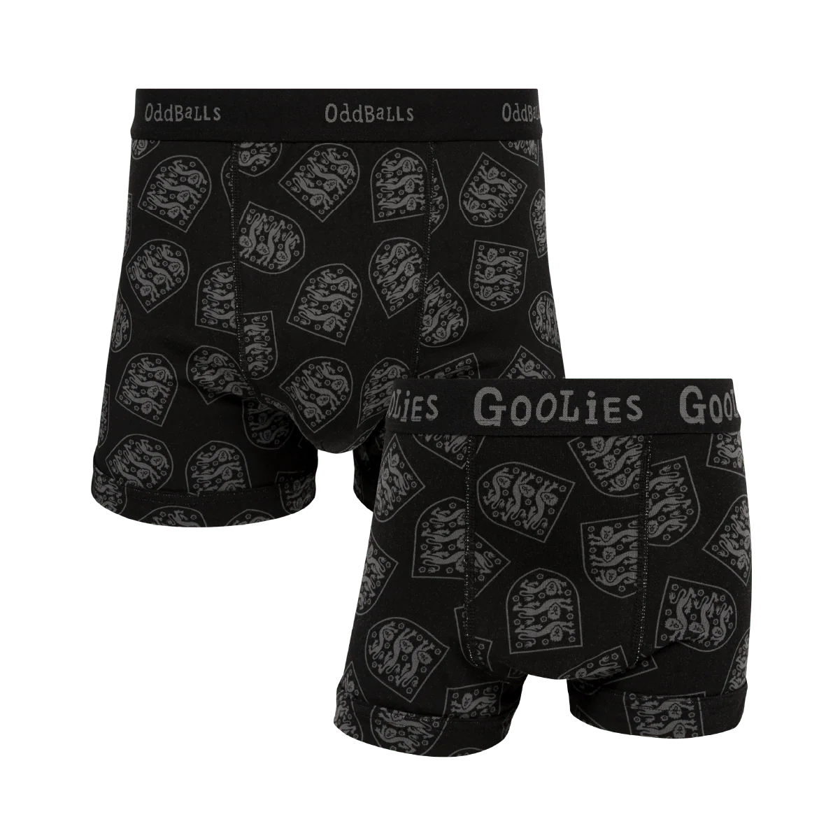 England FA Black - Dad & Lad Boxer Shorts Bundle