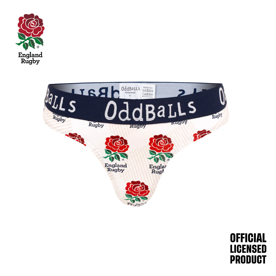England Rugby Union Home 23/24 - Ladies Thong - Image 2
