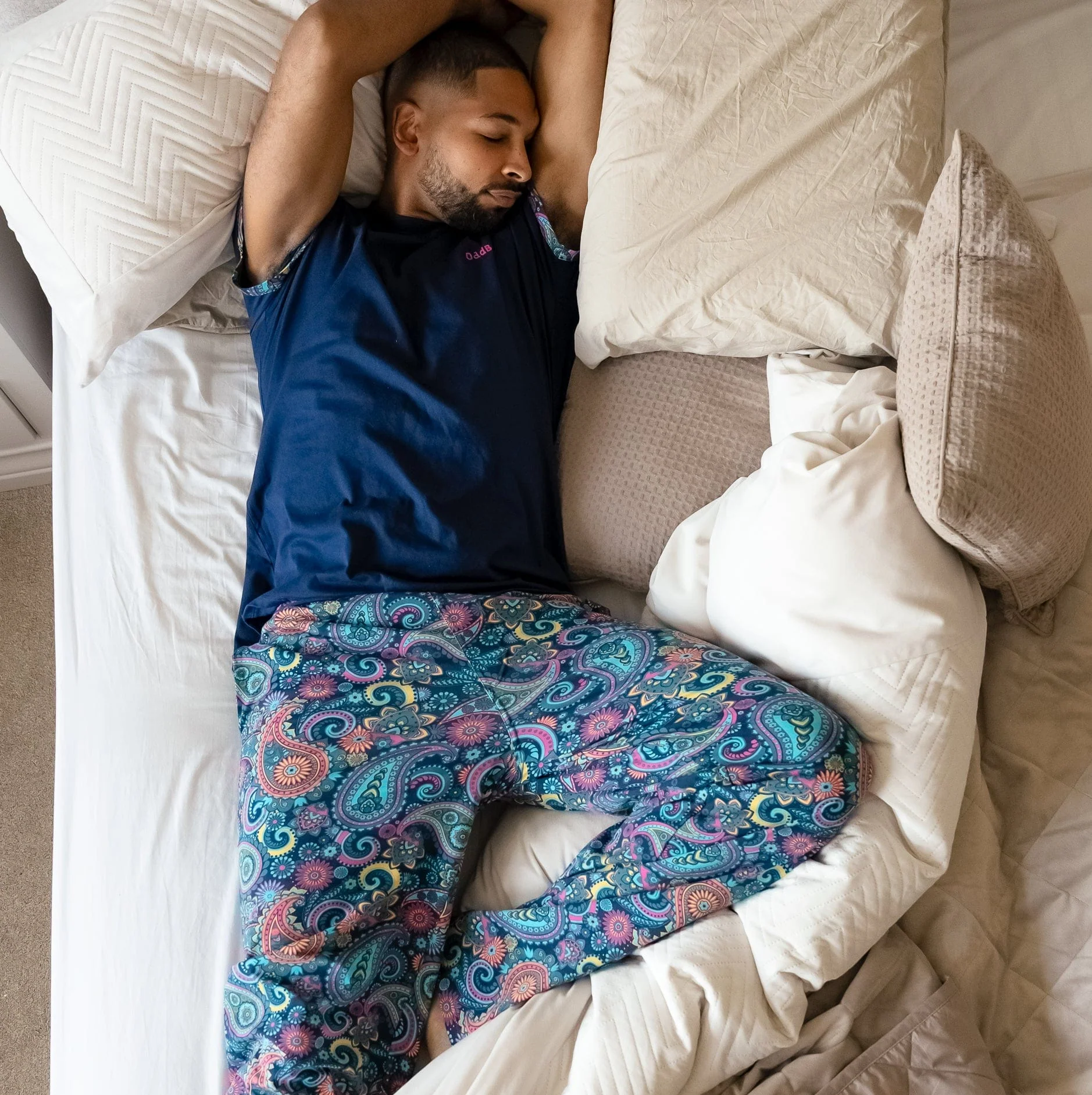Fancy Pants - Men's Long Pyjamas Set (T-Shirt & Trousers) - Image 2