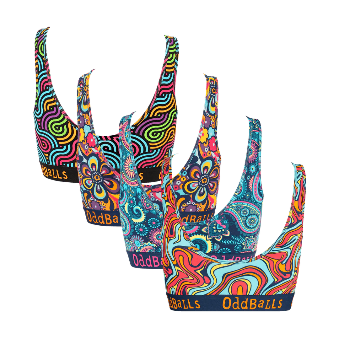 Funky Favourites Bundle - Ladies Bralette 4 Pack Bundle - Image 2