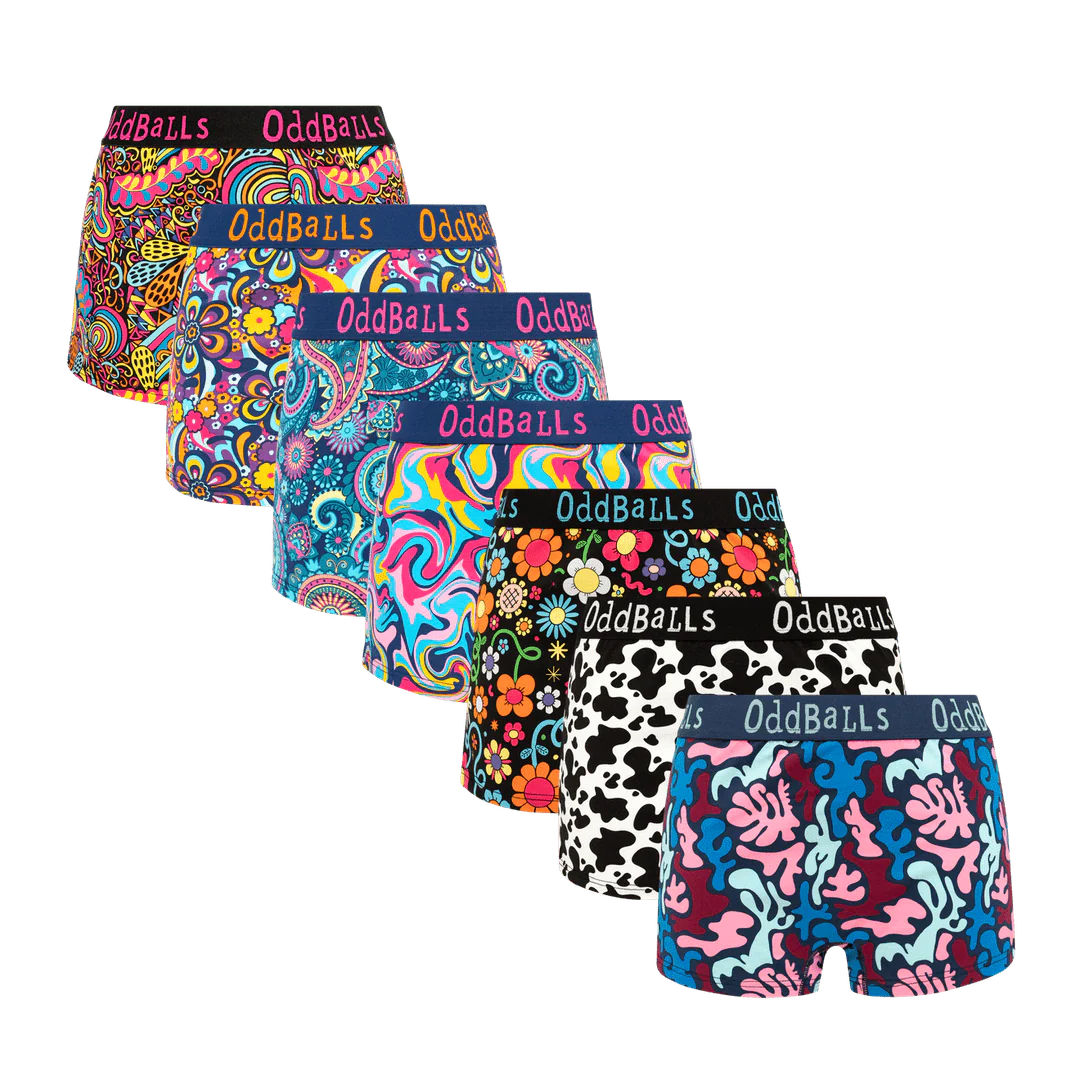 Standout Squad Bundle - Ladies Boxer Shorts 7 Pack