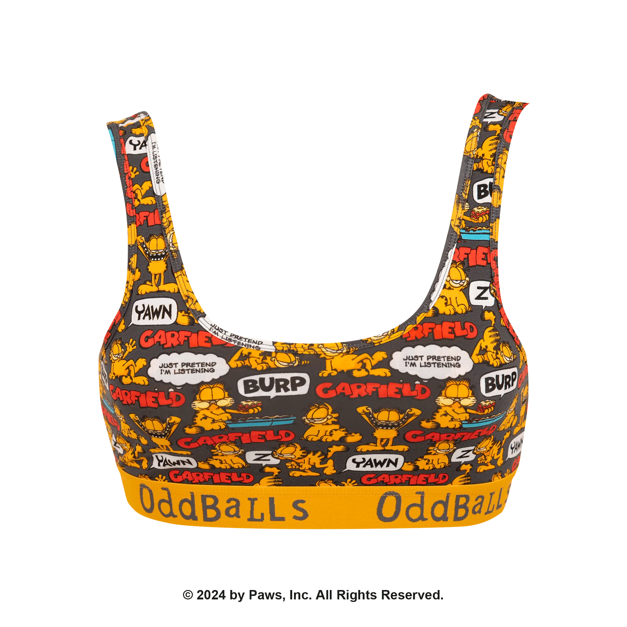 Garfield Grey - Ladies Bralette