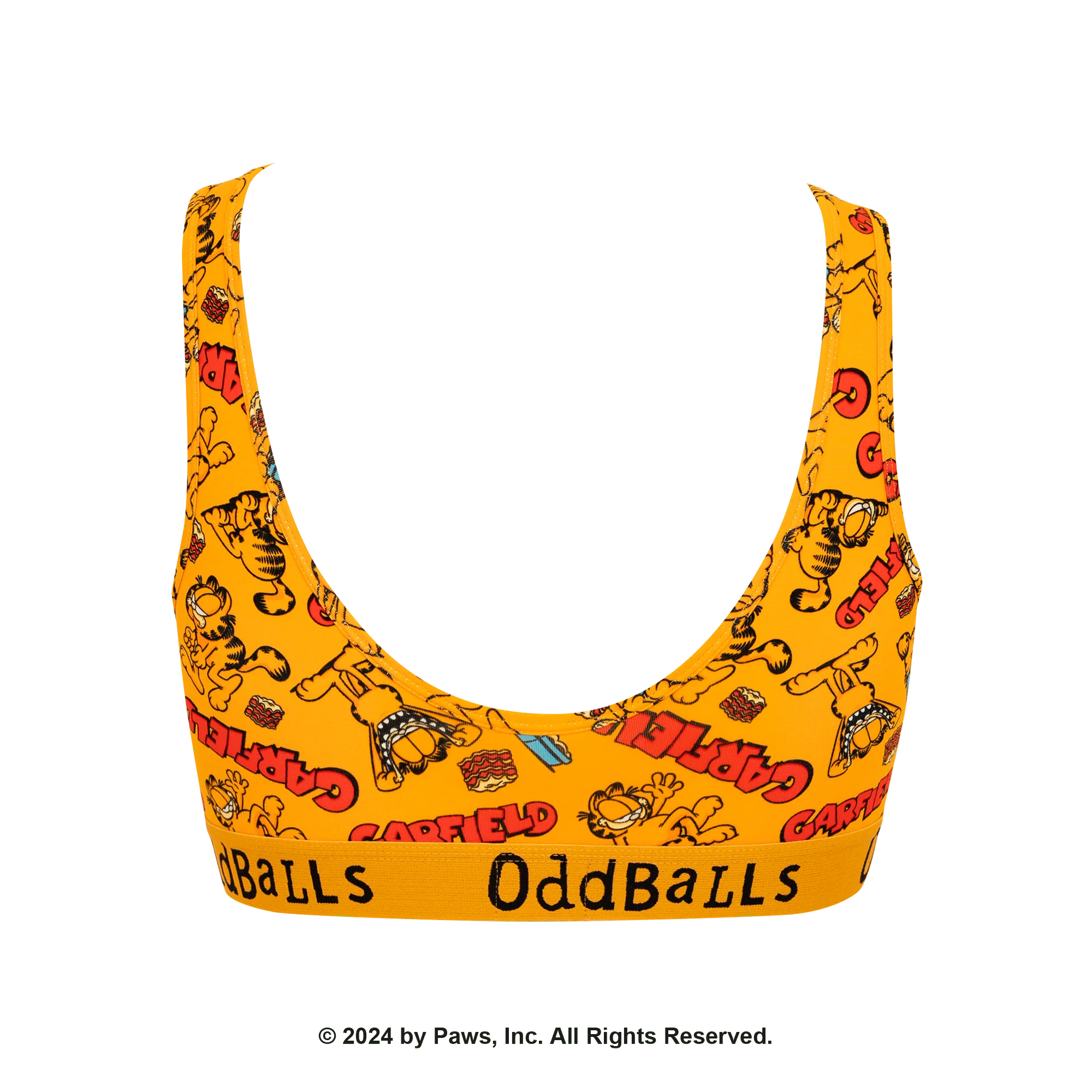 Garfield Orange - Ladies Bralette - Image 2