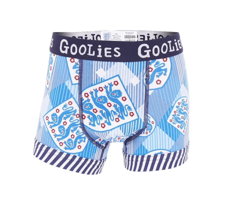 England FA Retro - Kids Boxer Shorts - Goolies - Image 2