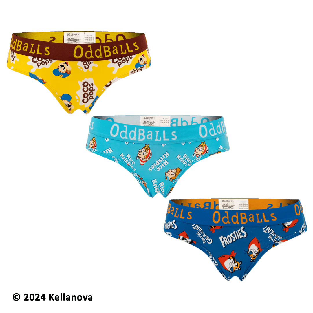 Kelloggs Variety Pack - Ladies Briefs 3 Pack