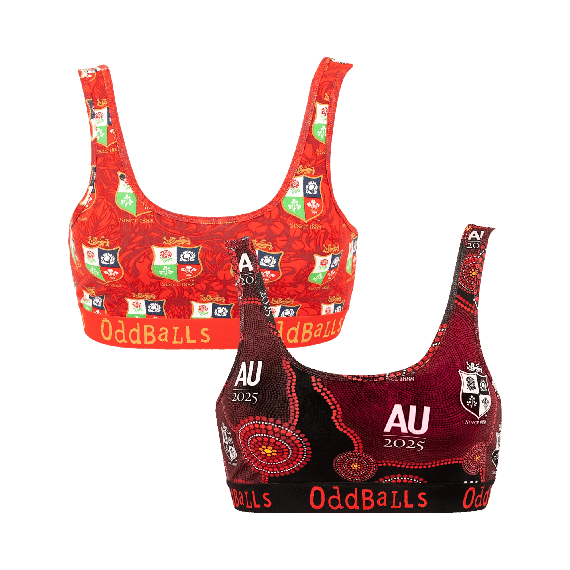 British & Irish Lions Bundle - Ladies Bralette 2 Pack Bundle
