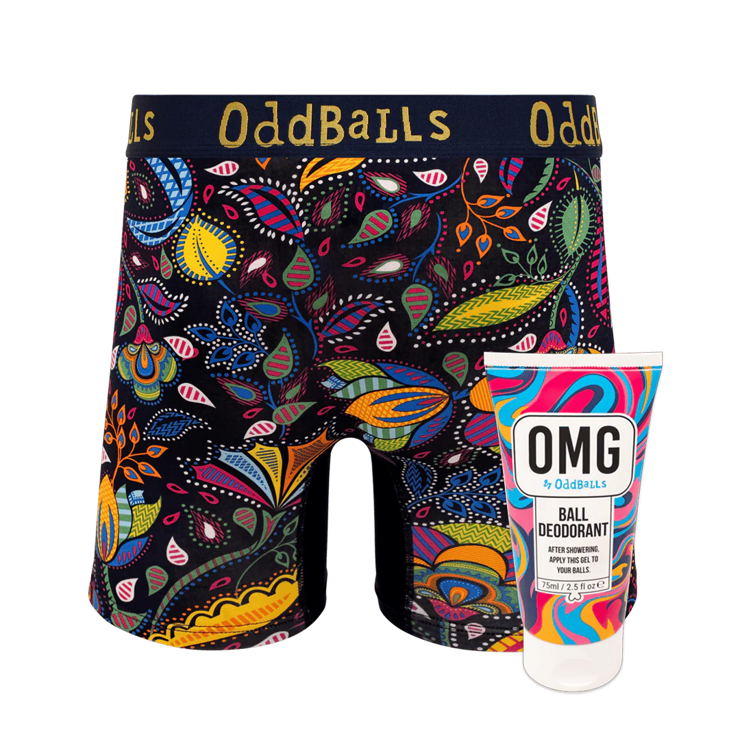 Magic Garden - Mens Bamboo Boxer Shorts & Ball Deodorant Bundle - Image 2