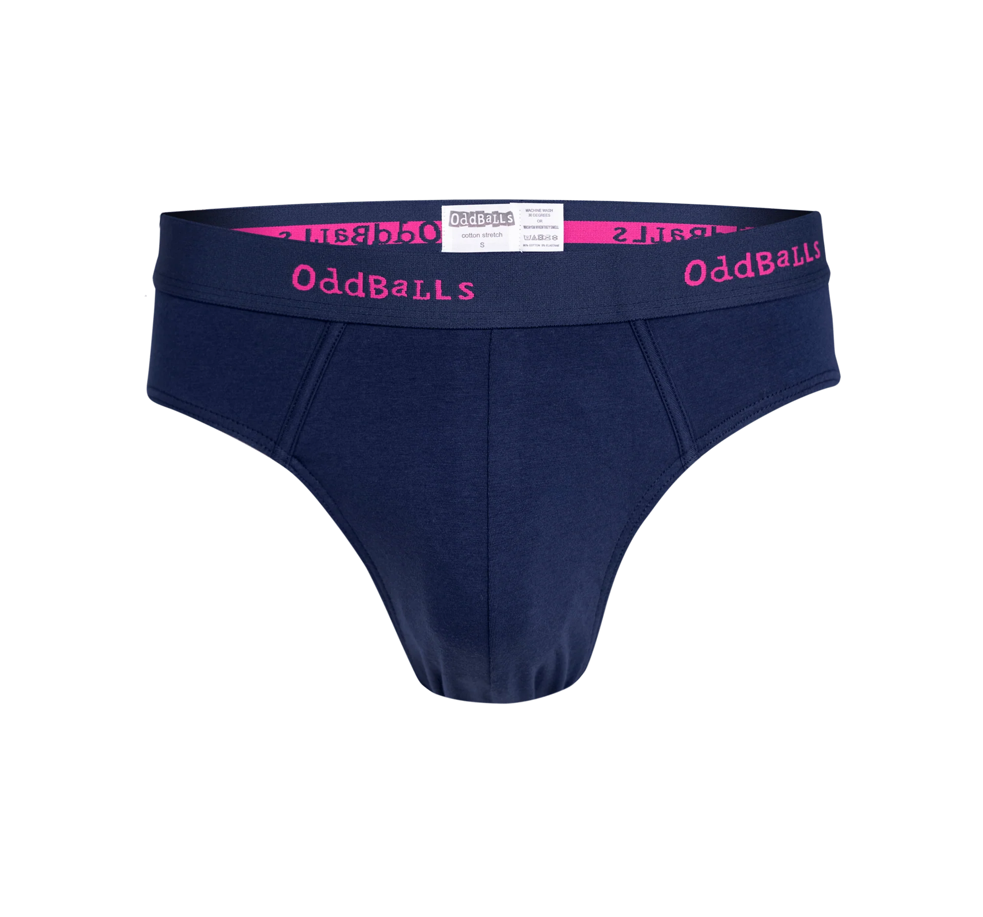 Navy & Magenta - Mens Briefs