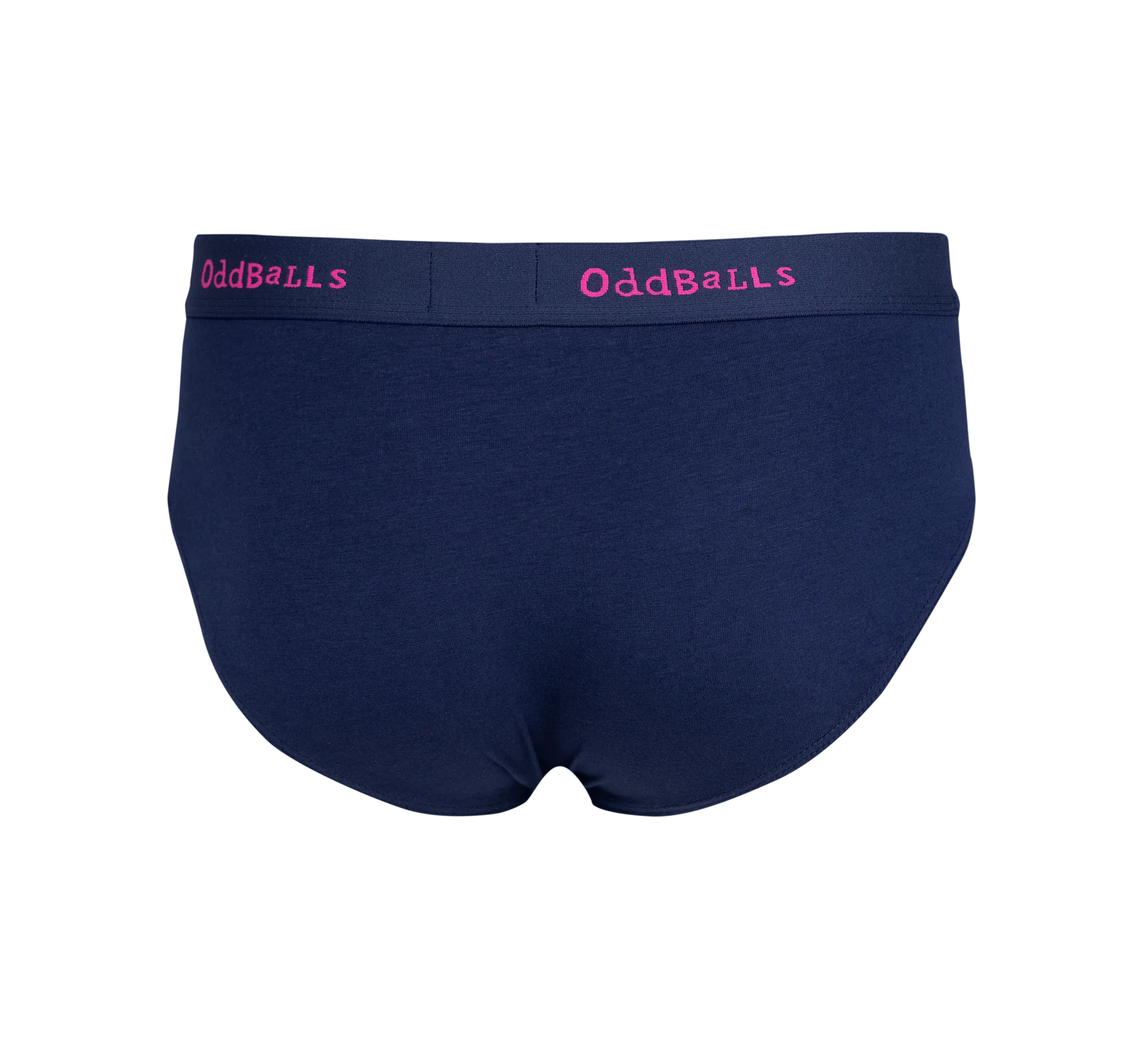 Navy & Magenta - Mens Briefs - Image 2