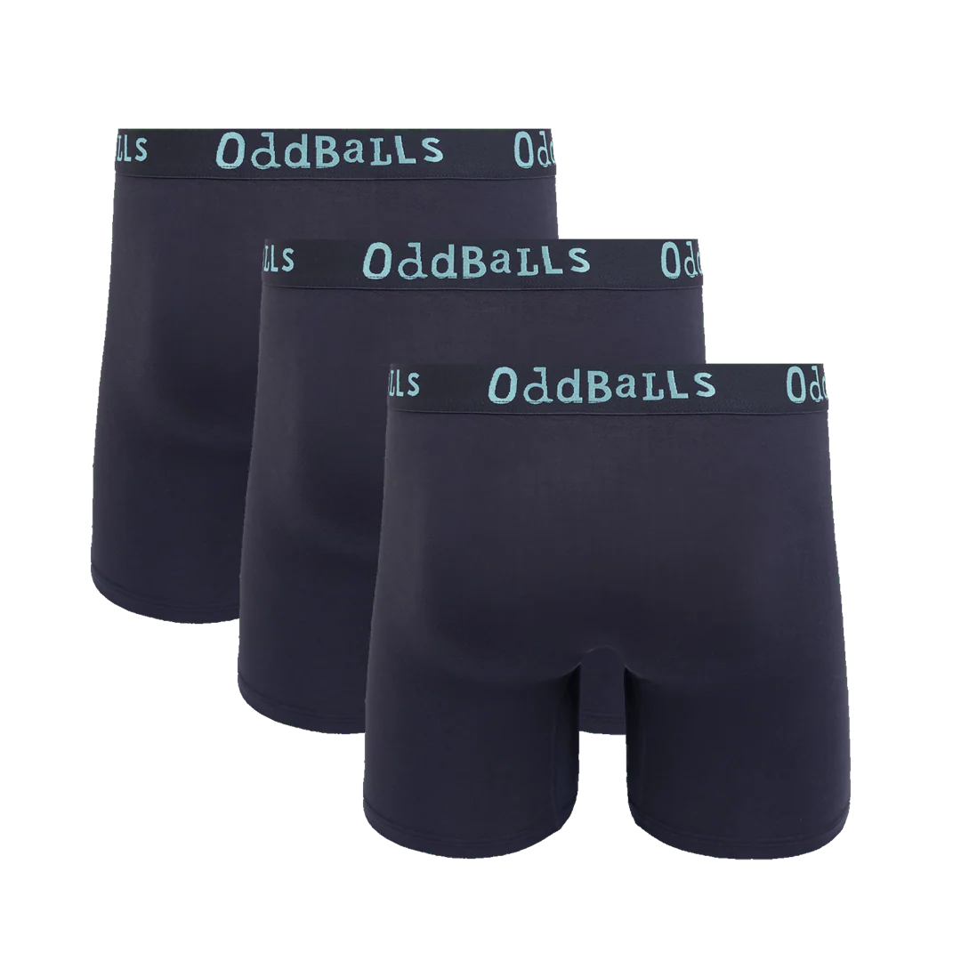 Midnight Bundle - Mens Bamboo Boxer Shorts 3 Pack Bundle - Image 2