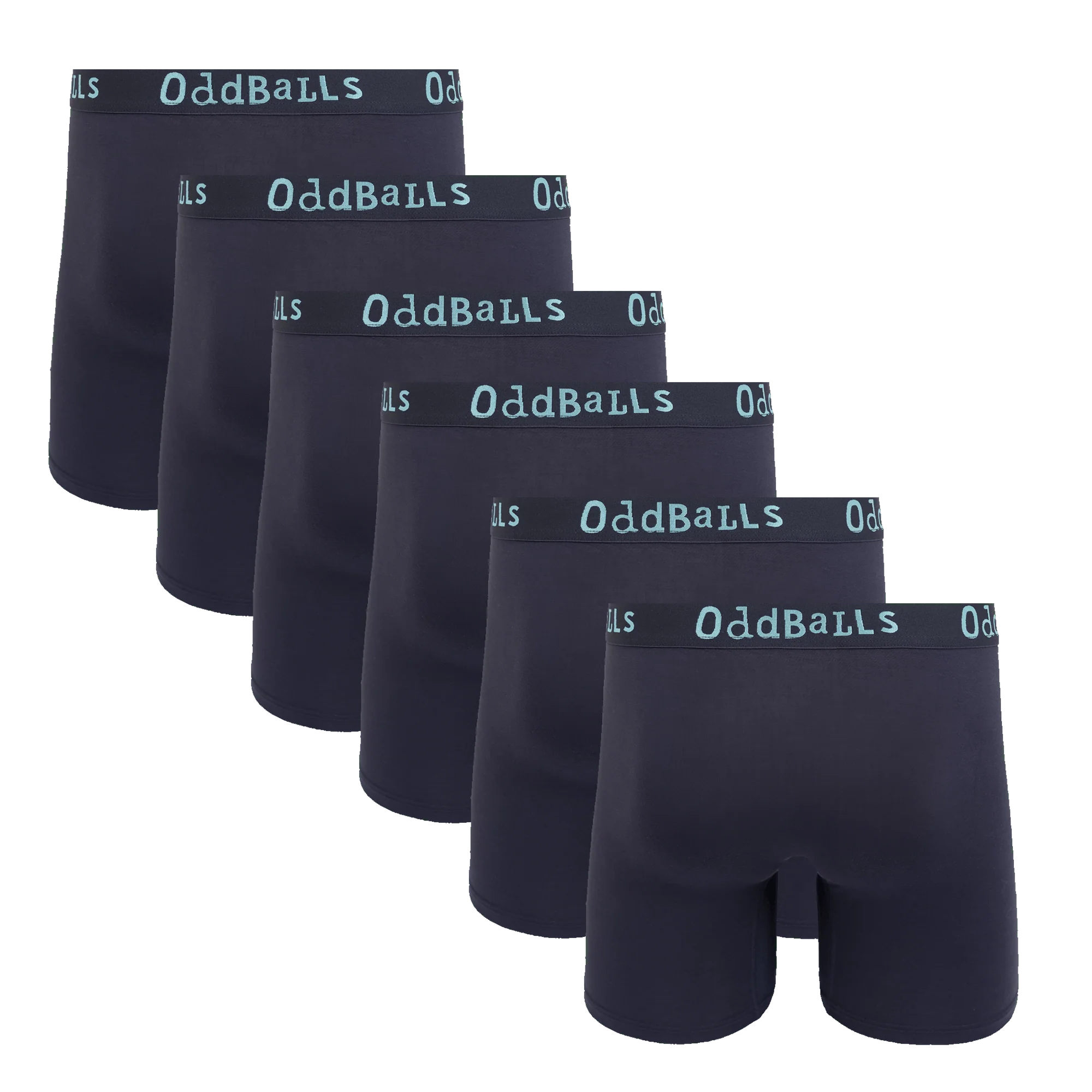 Midnight Bundle - Mens Bamboo Boxer Shorts 6 Pack Bundle - Image 2