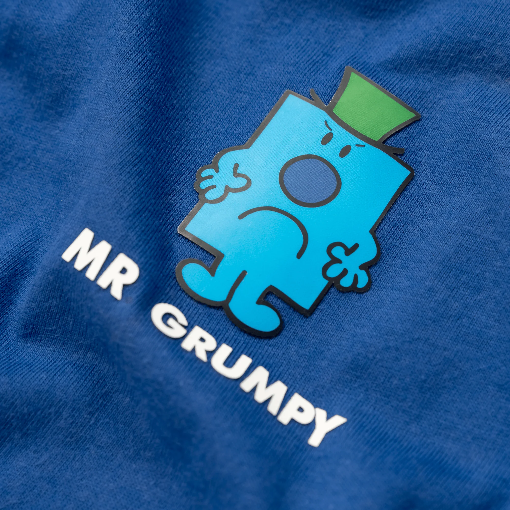 Mr Grumpy - Kids Short Pyjamas Set (T-Shirt & Shorts) - Image 3
