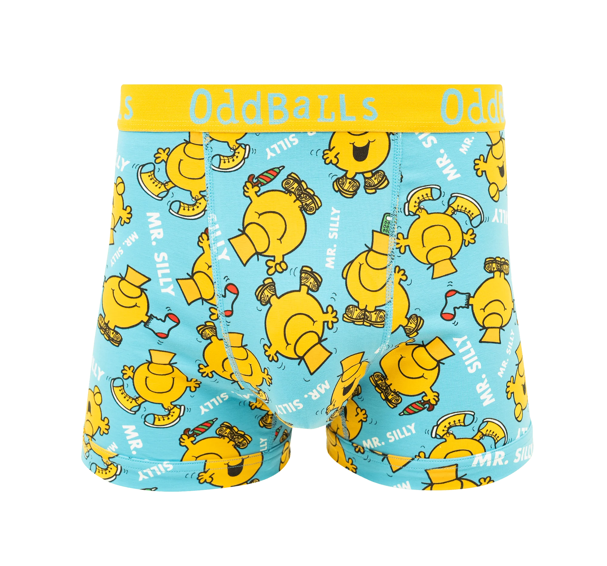 Mr Silly - Mr Men - Mens Cotton Boxer Shorts