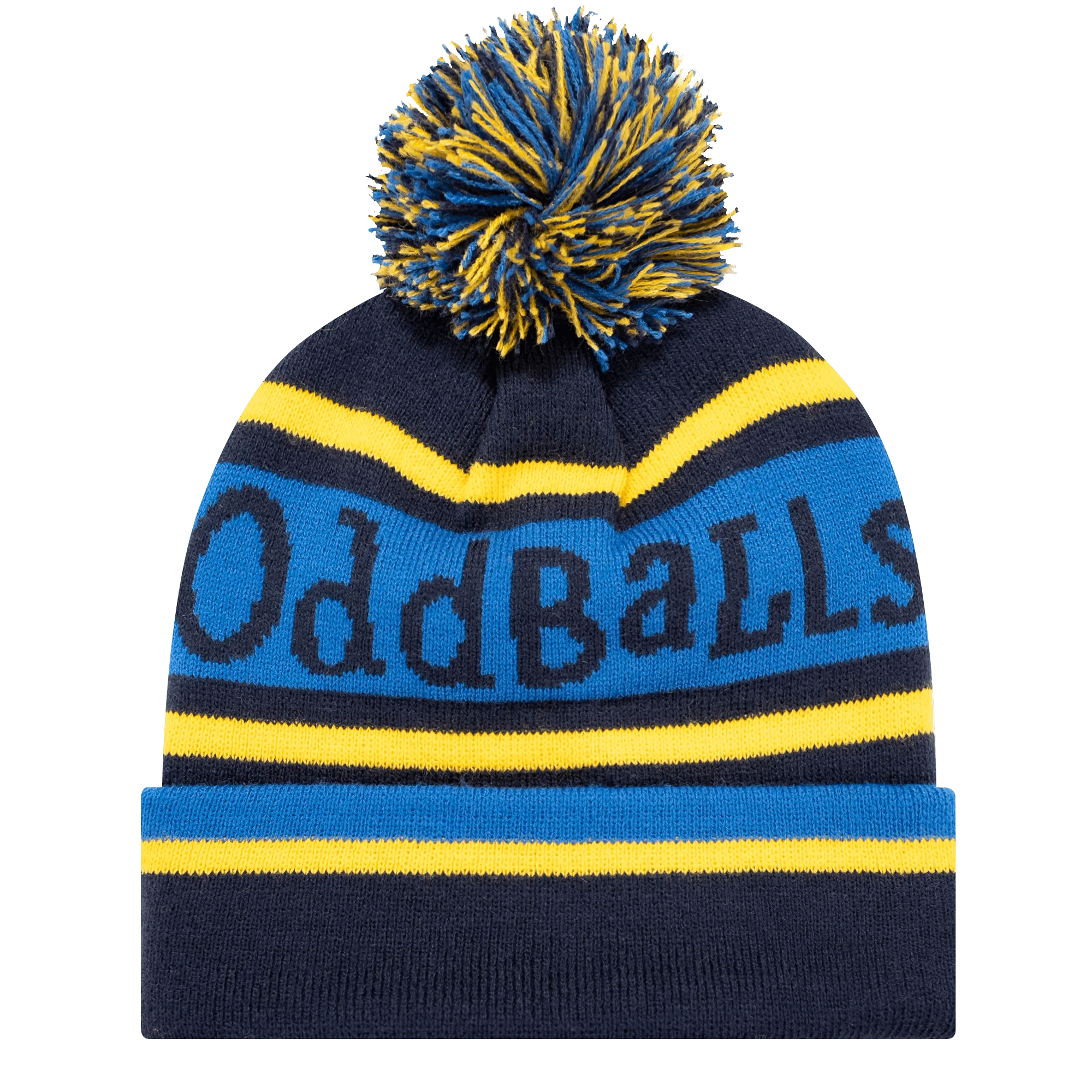 Navy | Royal | Yellow - Bobble Hat