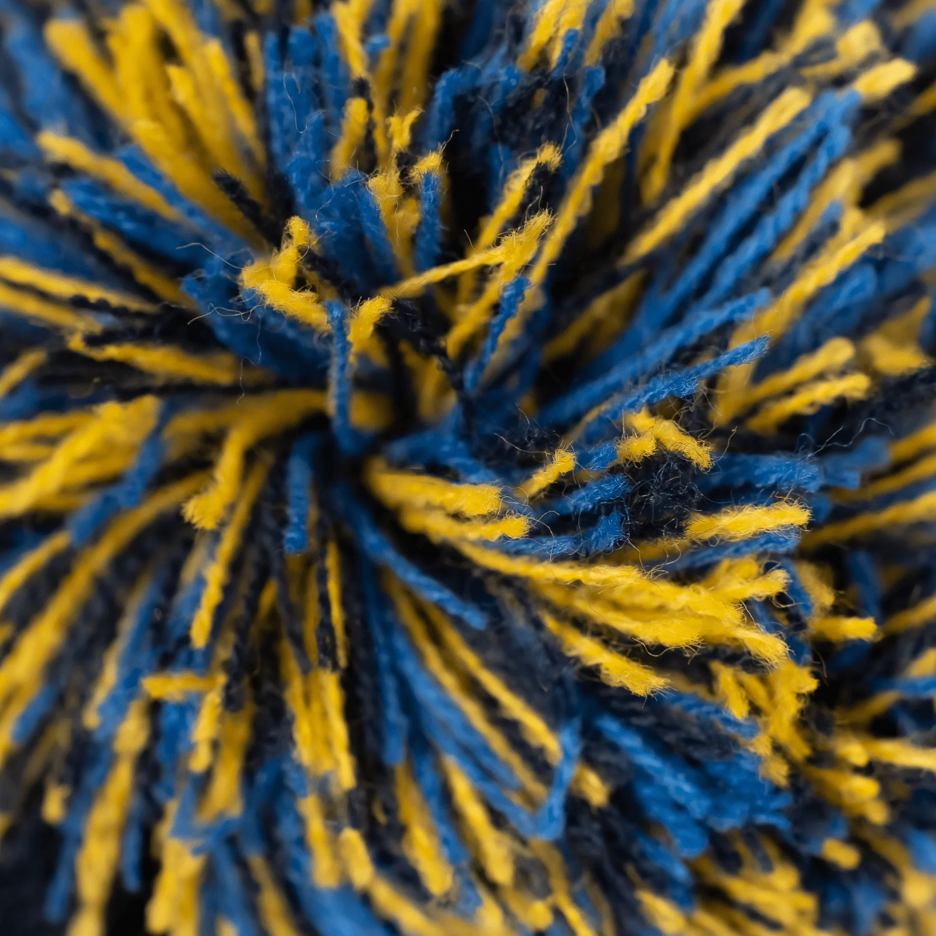 Navy | Royal | Yellow - Bobble Hat - Image 3