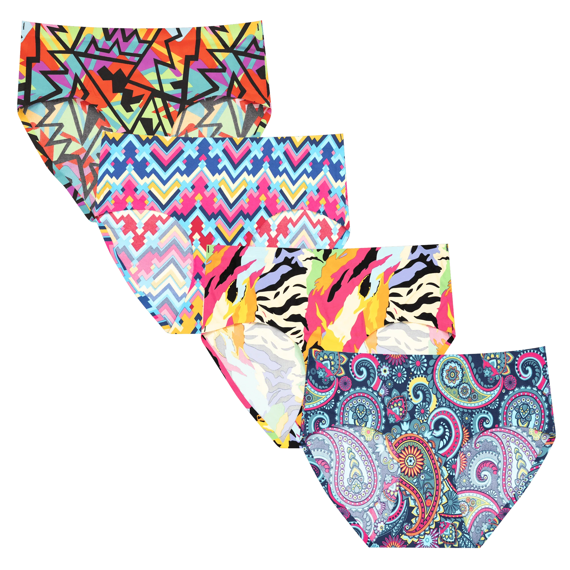 New Favourites Bundle - Ladies Seamless Full Briefs 4 Pack Bundle