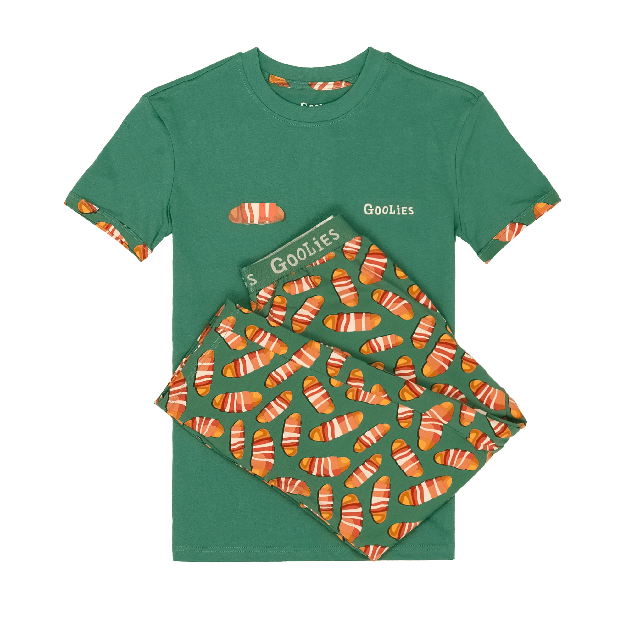 Pigs in Blankets - Kids Long Pyjamas Set (T-Shirt & Trousers)