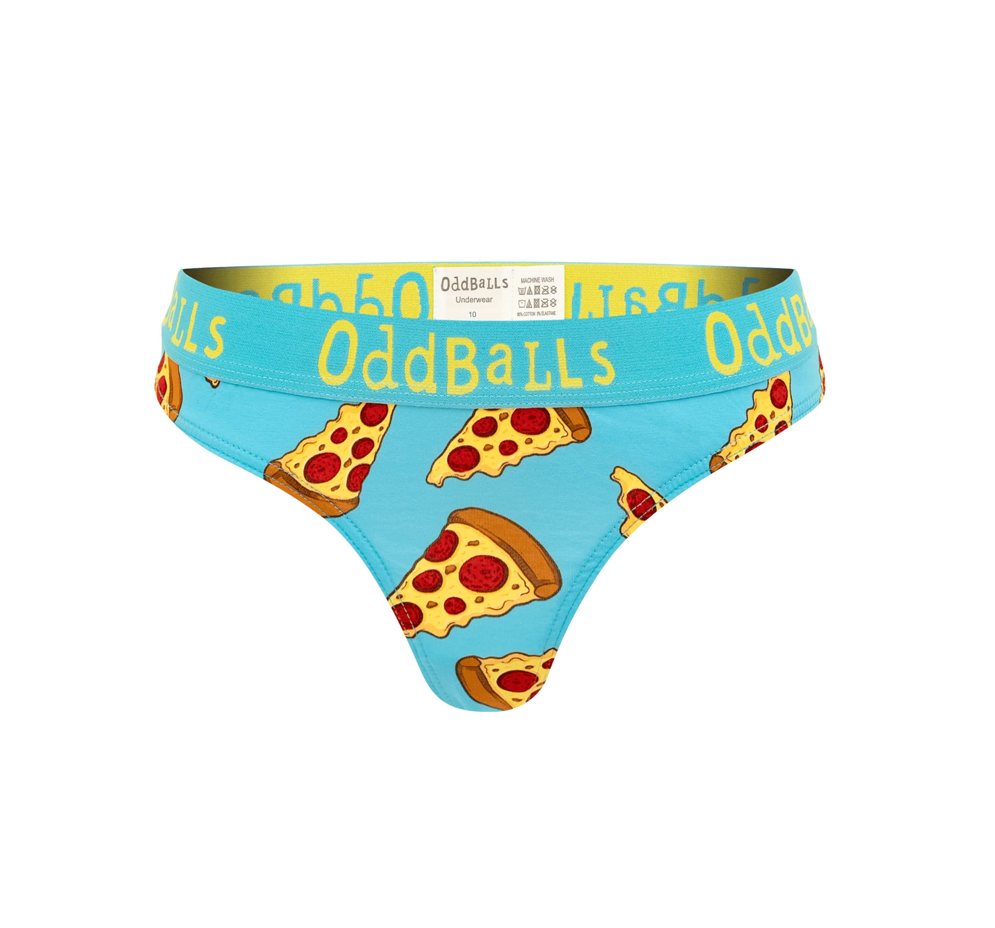 Pizza - Ladies Thong - Image 2