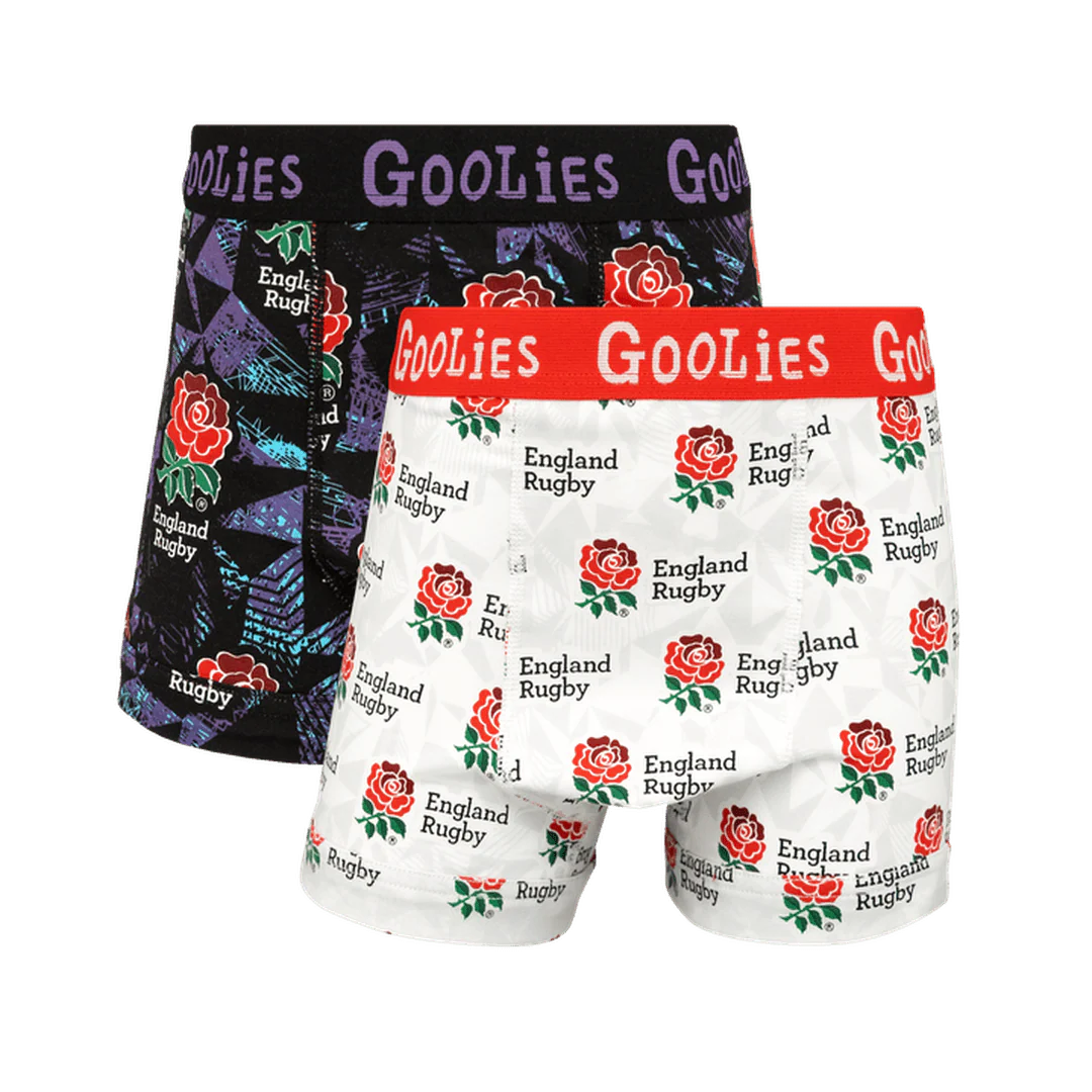 England Rugby Union 25/26 Bundle - Kids Boxer Shorts 2 Pack - Image 2