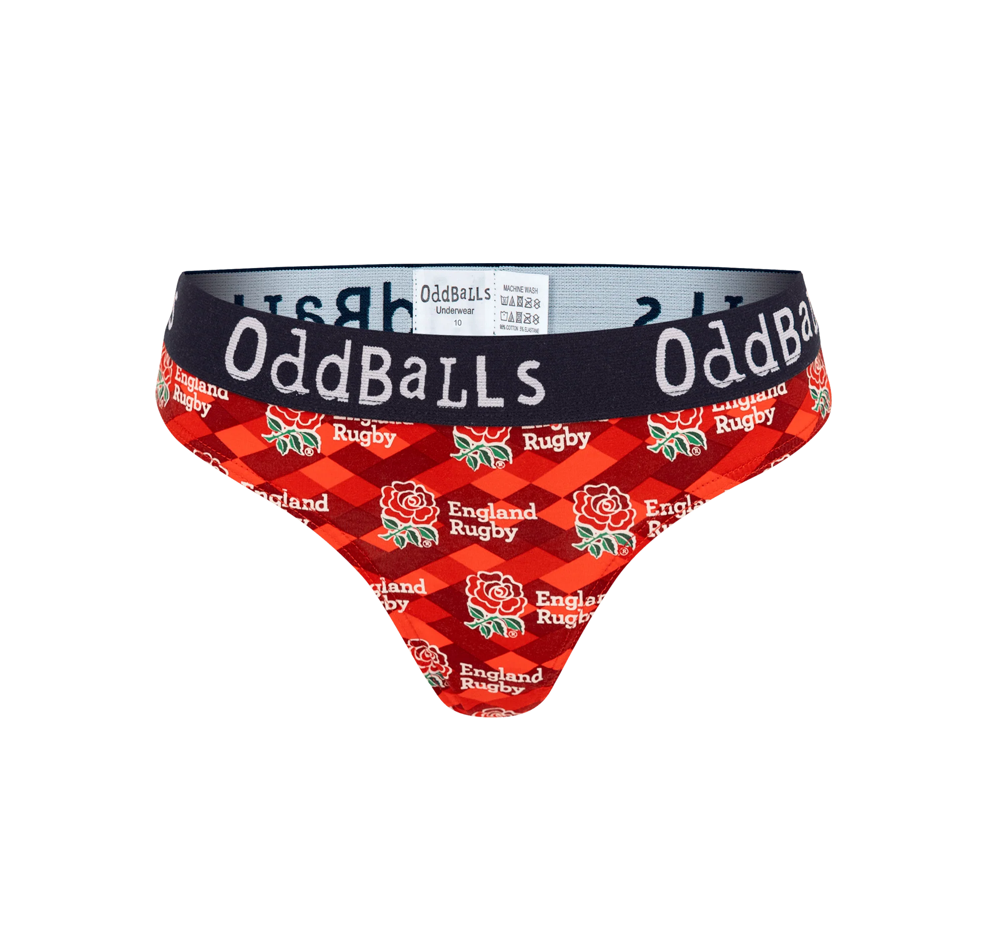 England Rugby Union 24/25 Bundle - Home & Alternate - Ladies Thong 2 Pack Bundle - Image 4