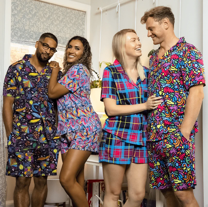 Ripple - Modal Women's Short Button Up Pyjamas Set - Image 5