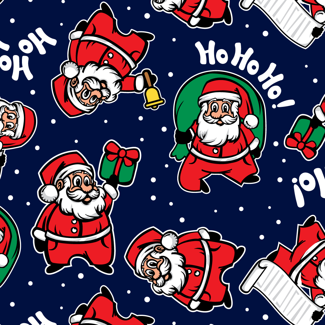 Goolies (Kids) Long Pyjamas - Santa - Trousers & T-Shirt - Image 2