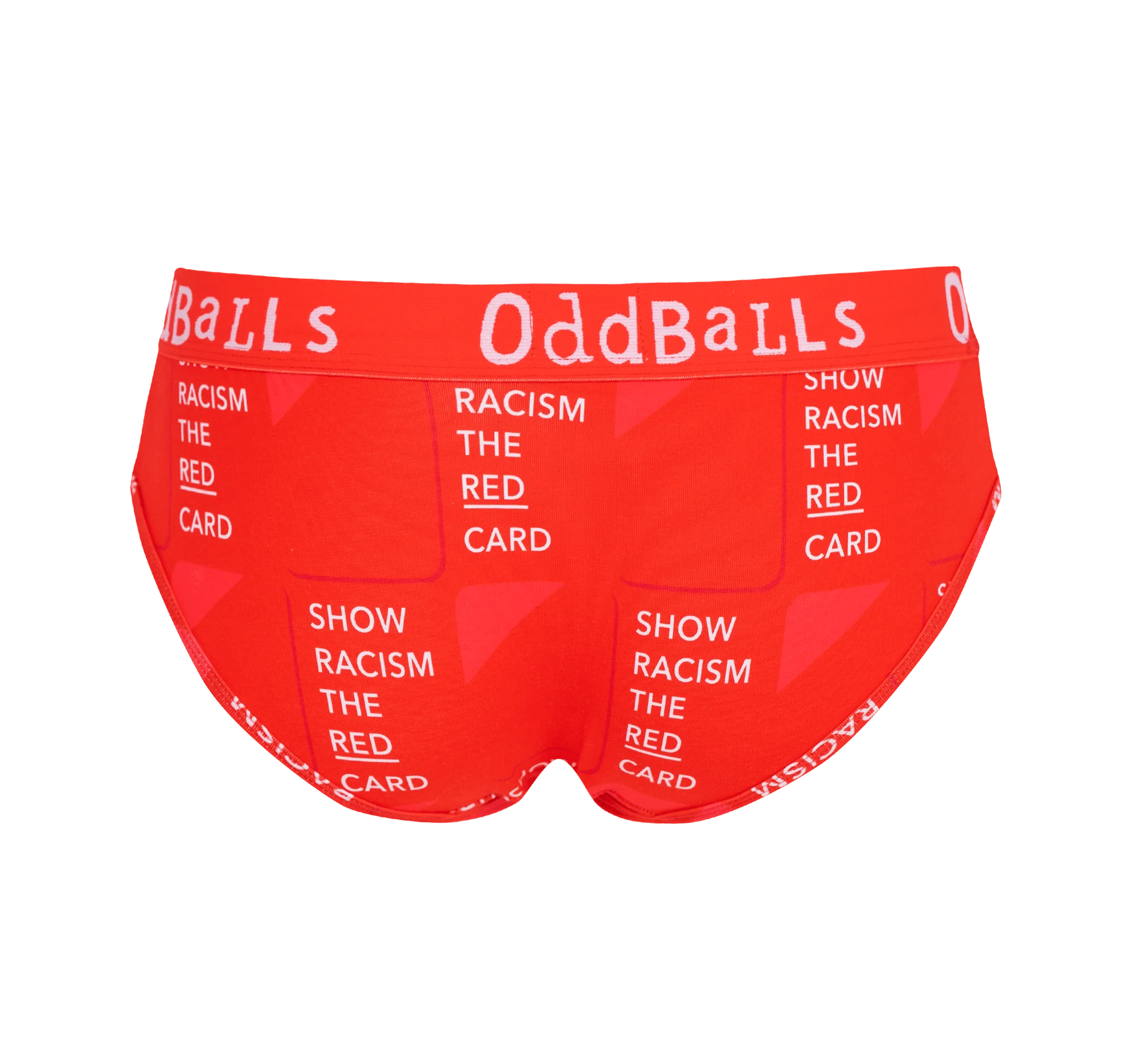 Show Racism The Red Card - Ladies Briefs - Image 2