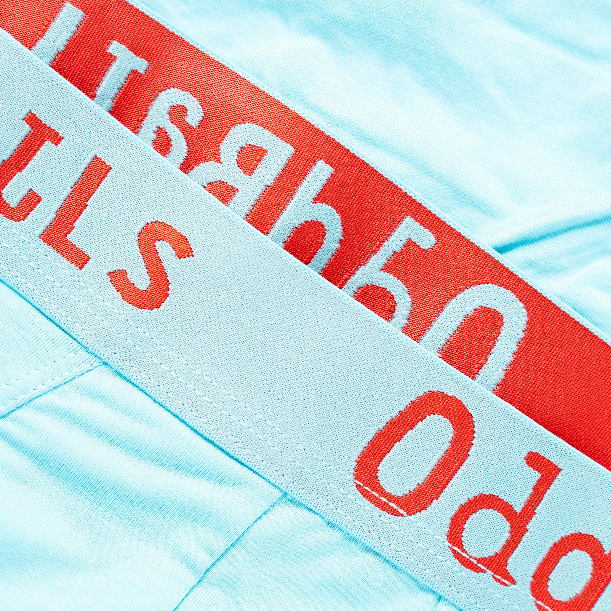 Oasis Blue - Mens Bamboo Boxer Shorts - Image 3