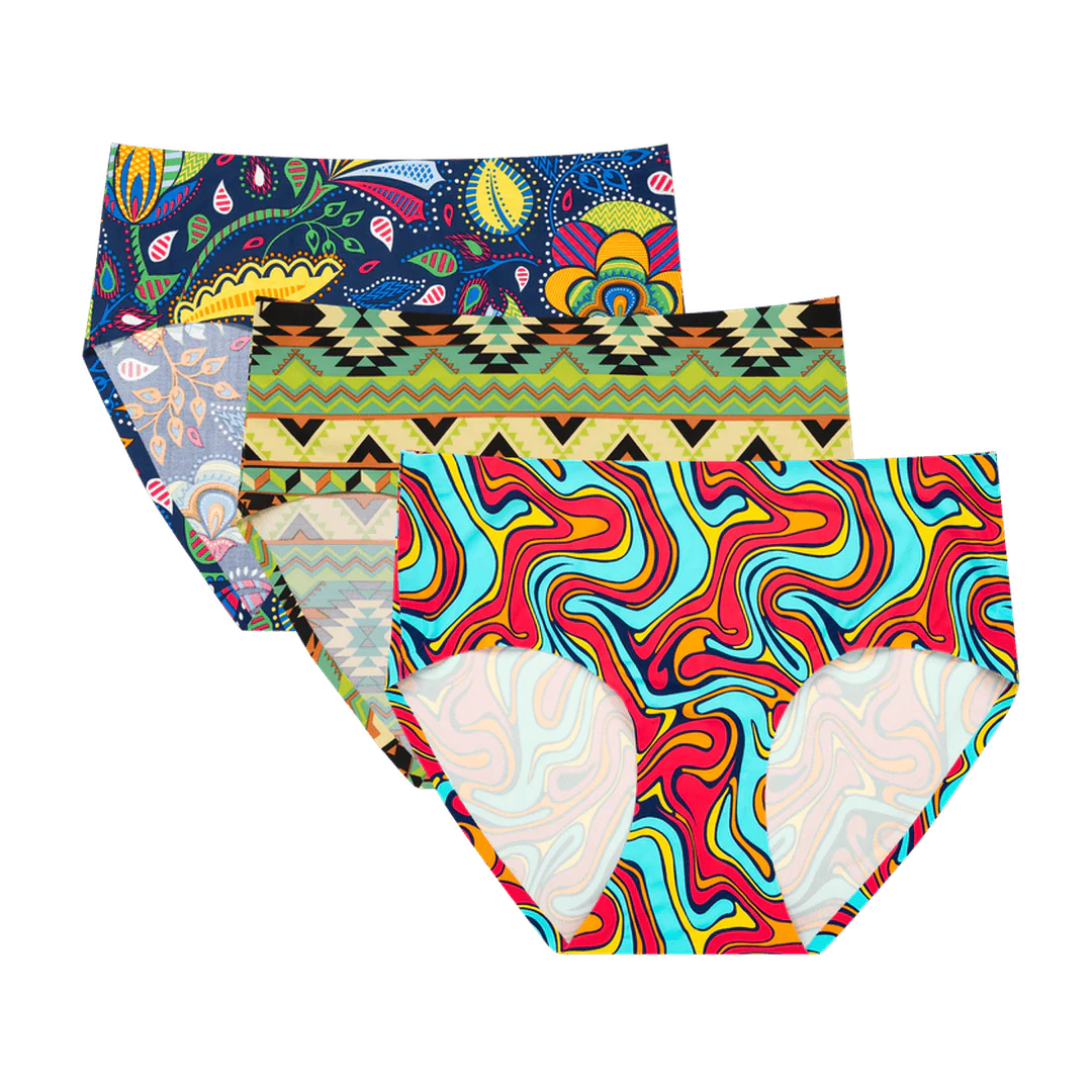 Smooth Operators Bundle - Ladies Seamless Full Briefs 3 Pack Bundle