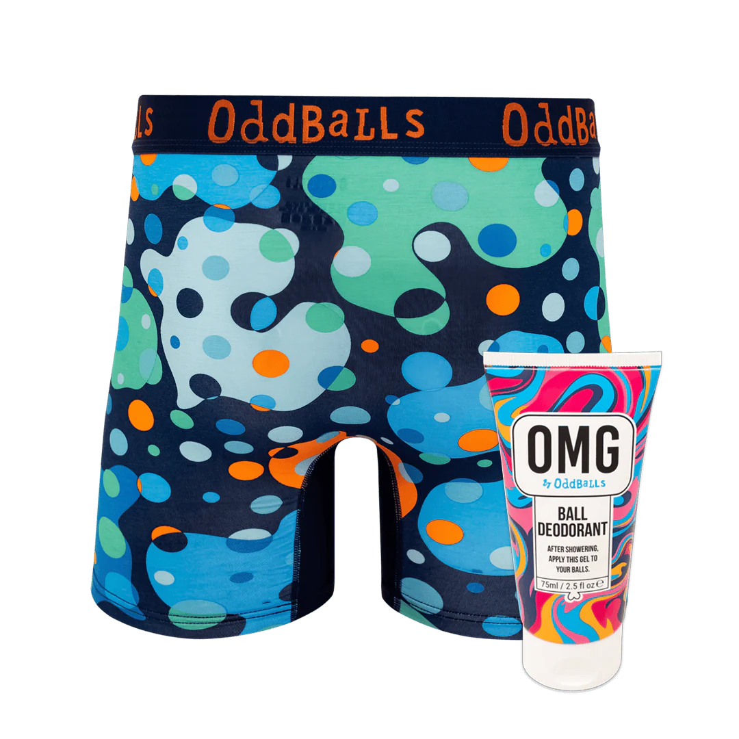 Space Balls - Mens Bamboo Boxer Shorts & Ball Deodorant Bundle - Image 2