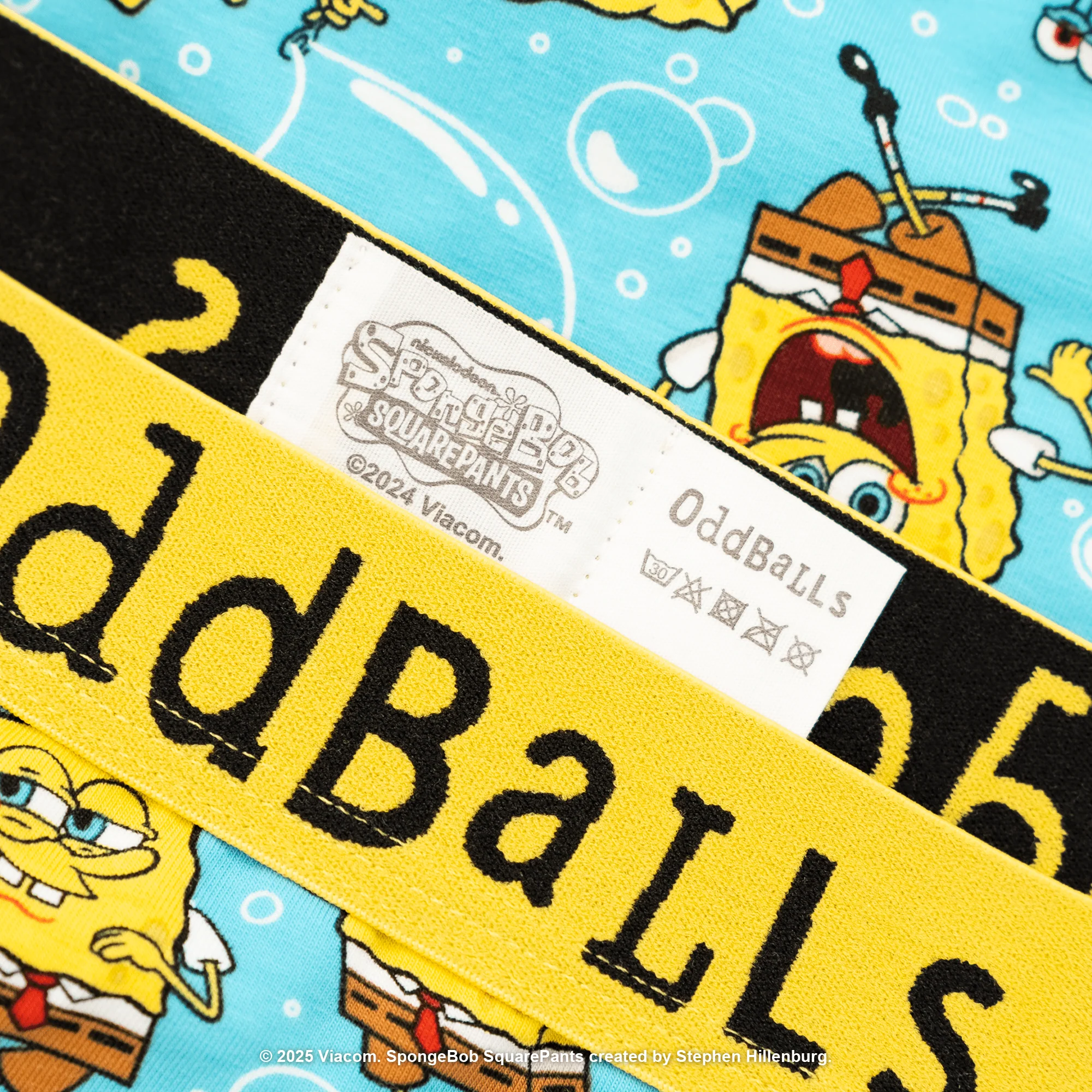 SpongeBob SquarePants Bubbles - Mens Cotton Boxer Shorts - Image 3