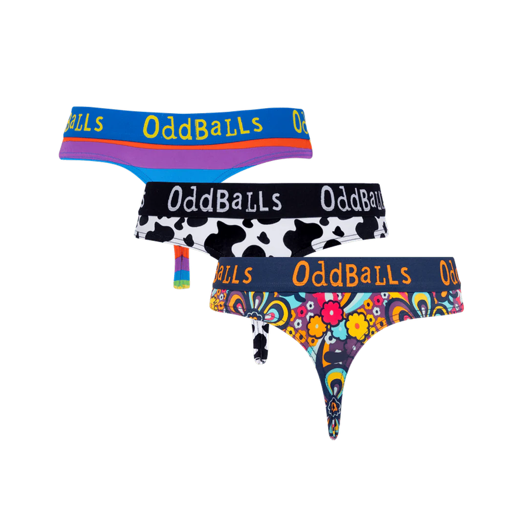 The Wild Bunch Bundle - Ladies Thong 3 Pack
