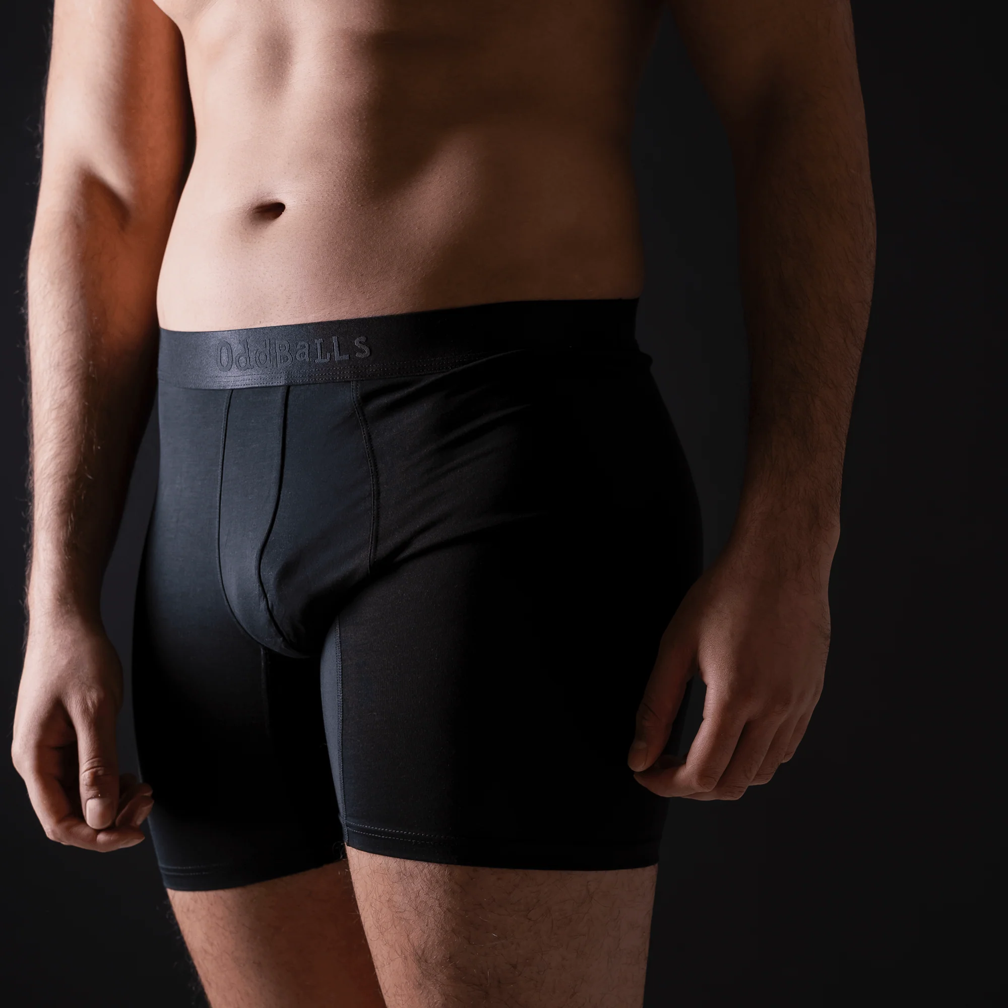Stealth Black Bundle - Mens Bamboo Boxer Short 4 Pack - Image 2